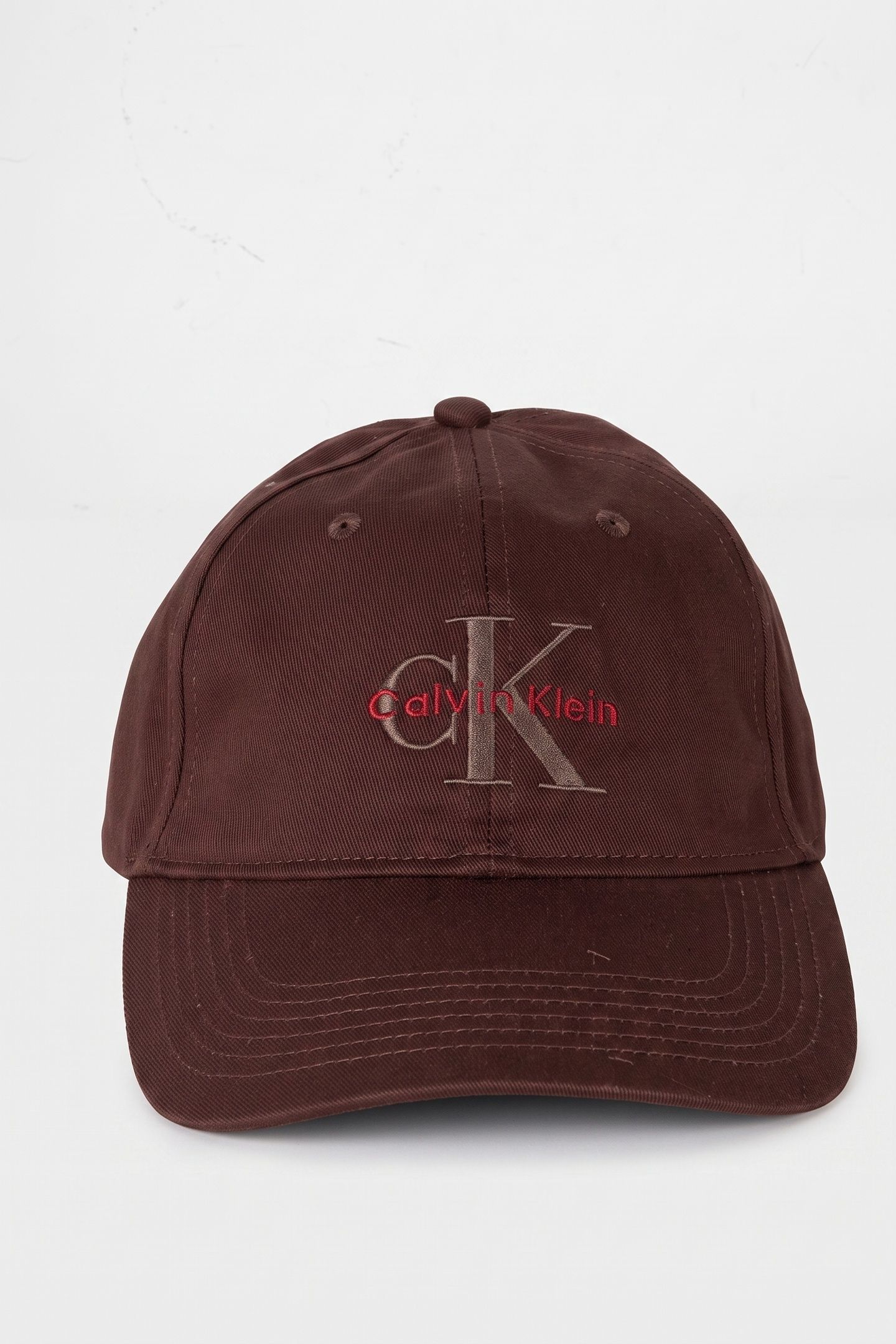 MONOGRAM EMBROIDERY CAP RICH BROWN 1