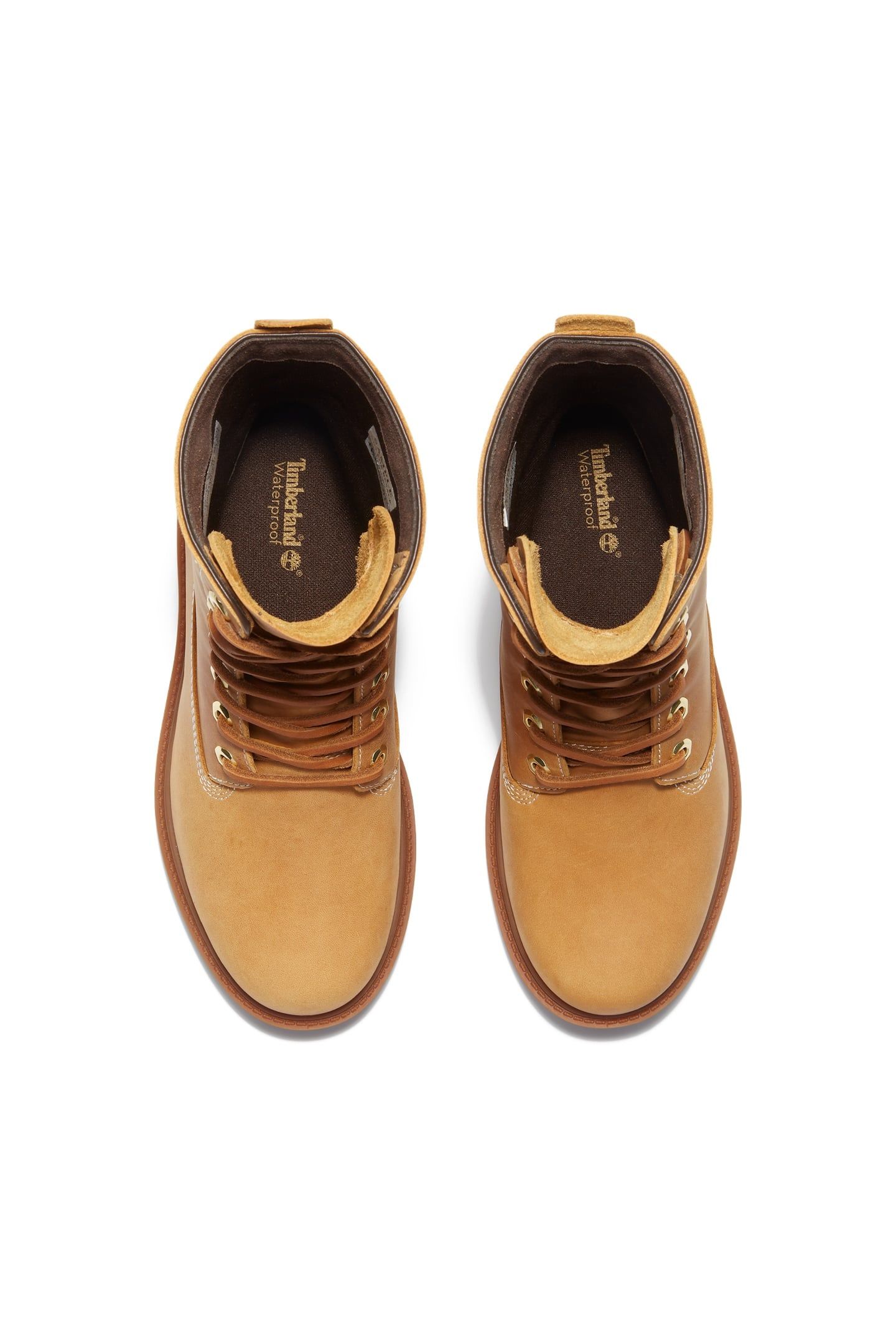 PREMIUM 8 INCH LACE UP WATERPROOF BOOT WHEAT FULL GRAIN 6