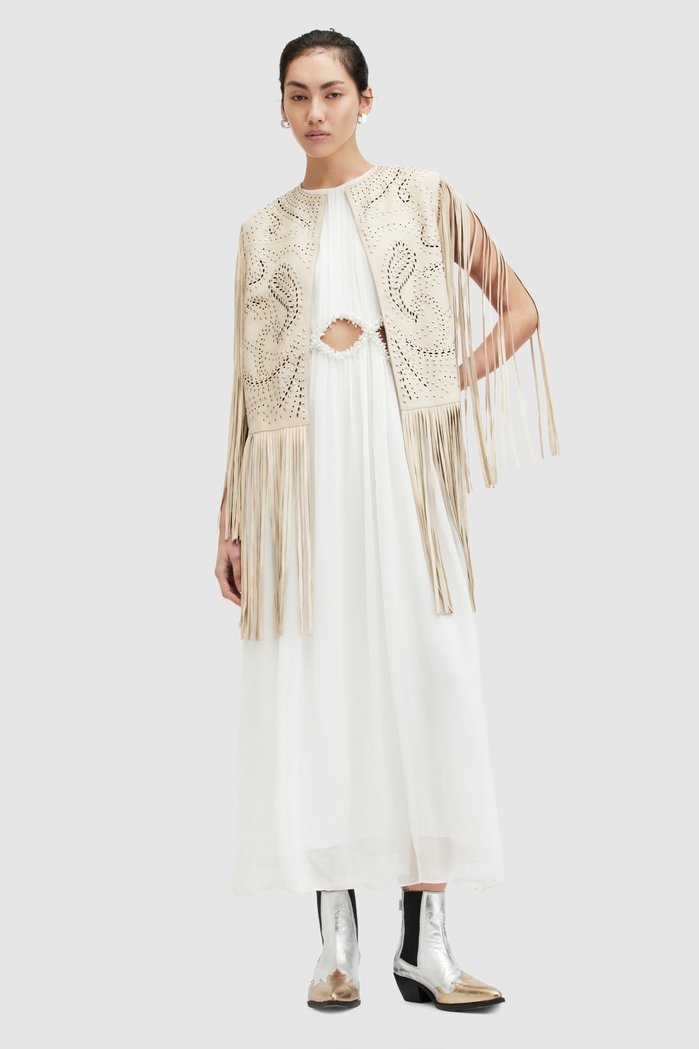 ELIAS GILET OFF WHITE 1