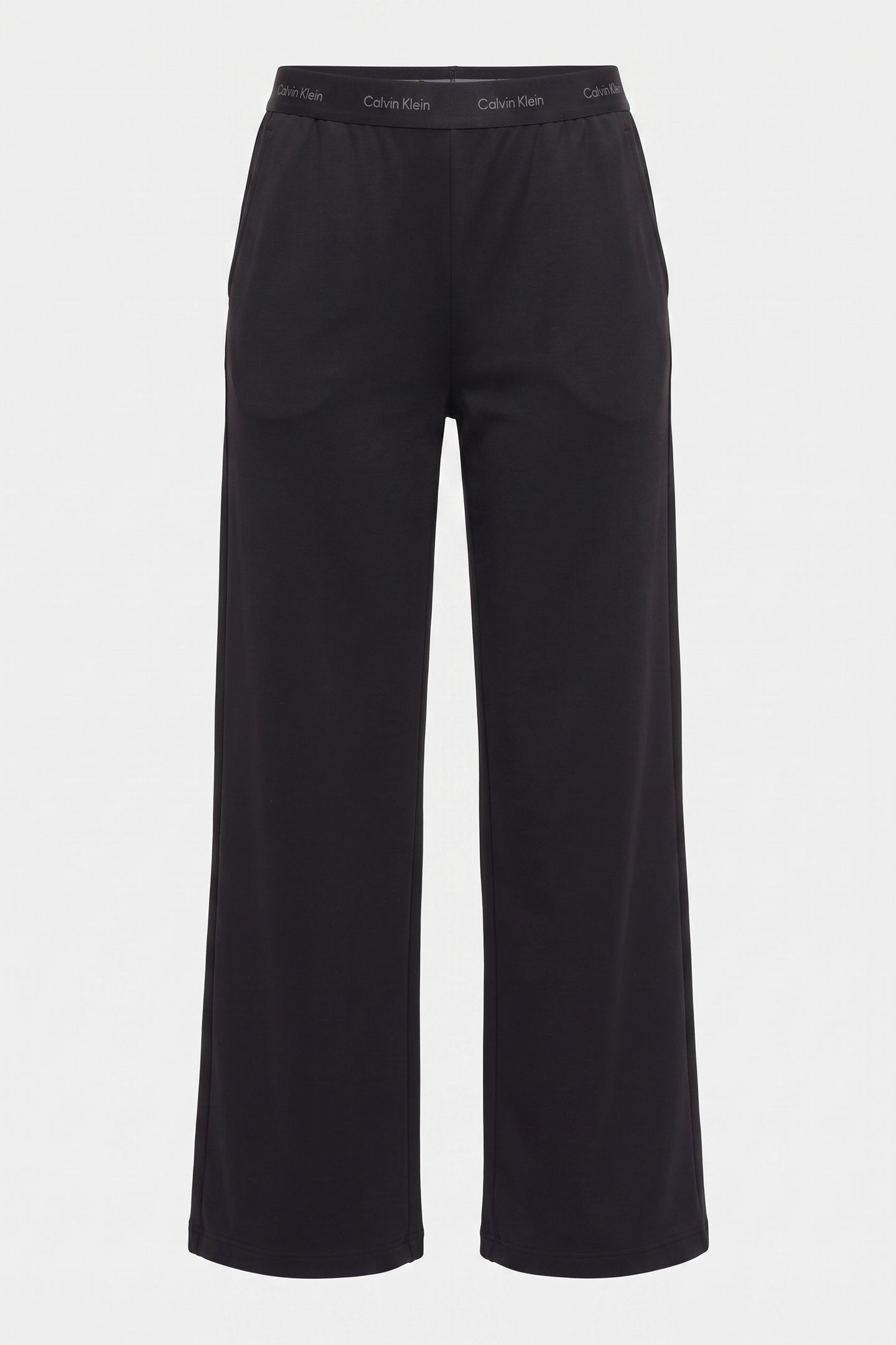 PONTE LOGO WAISTBAND TROUSER BLACK 3