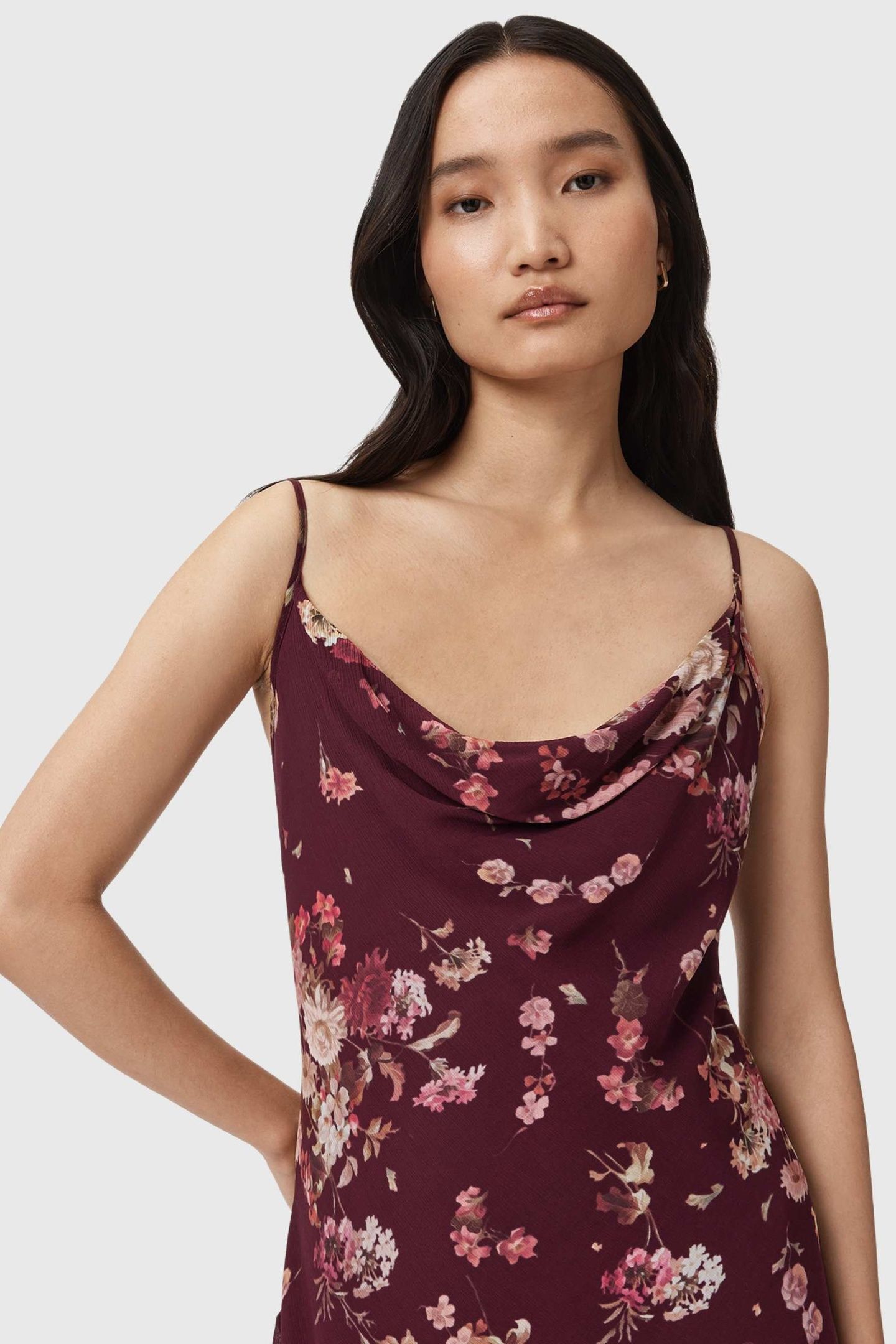 CHARLOTTE DRESS ARMADA WINE RED 6