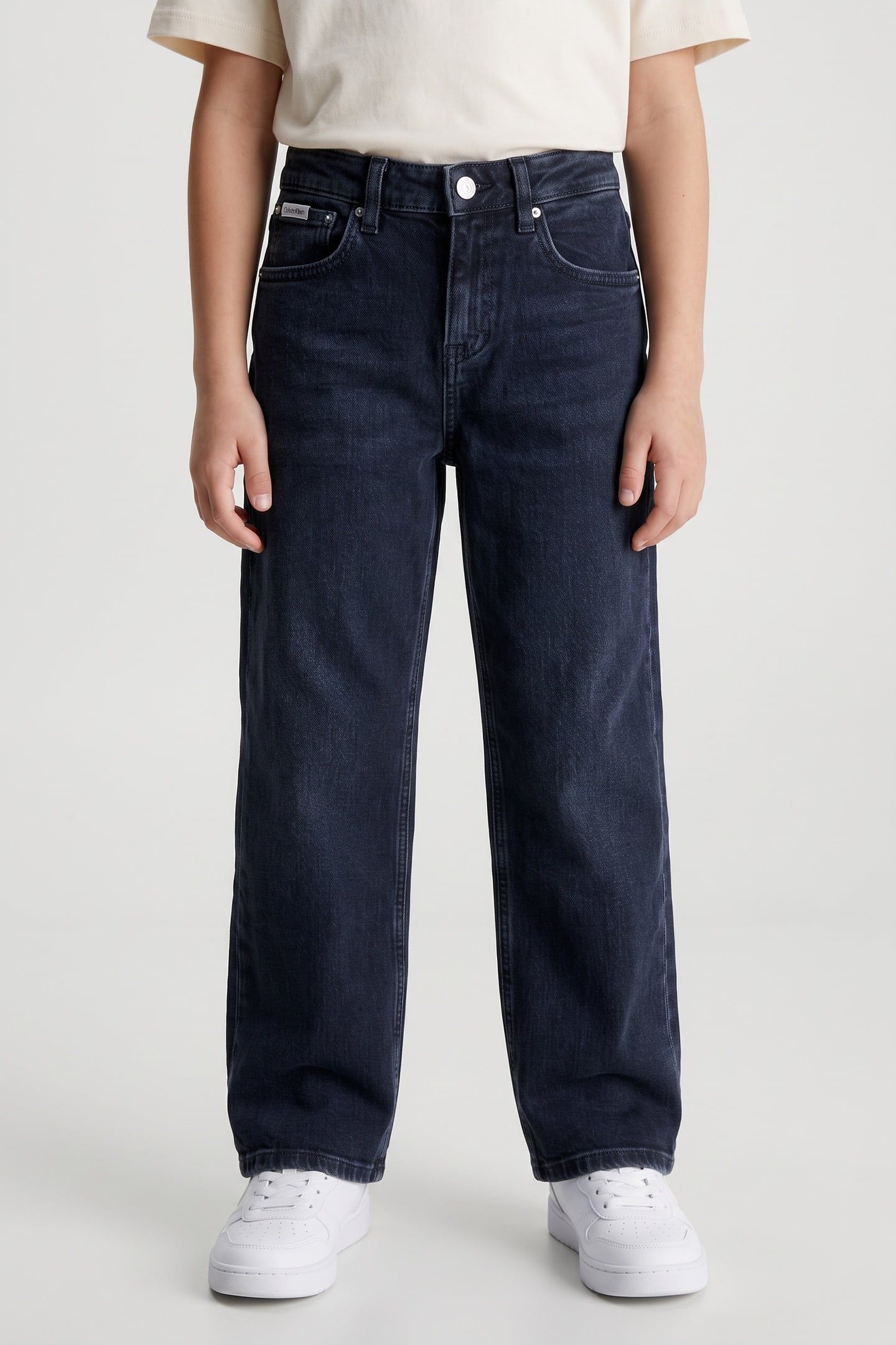 BOYS SKATER BLACK BLUE STONE WASH 1