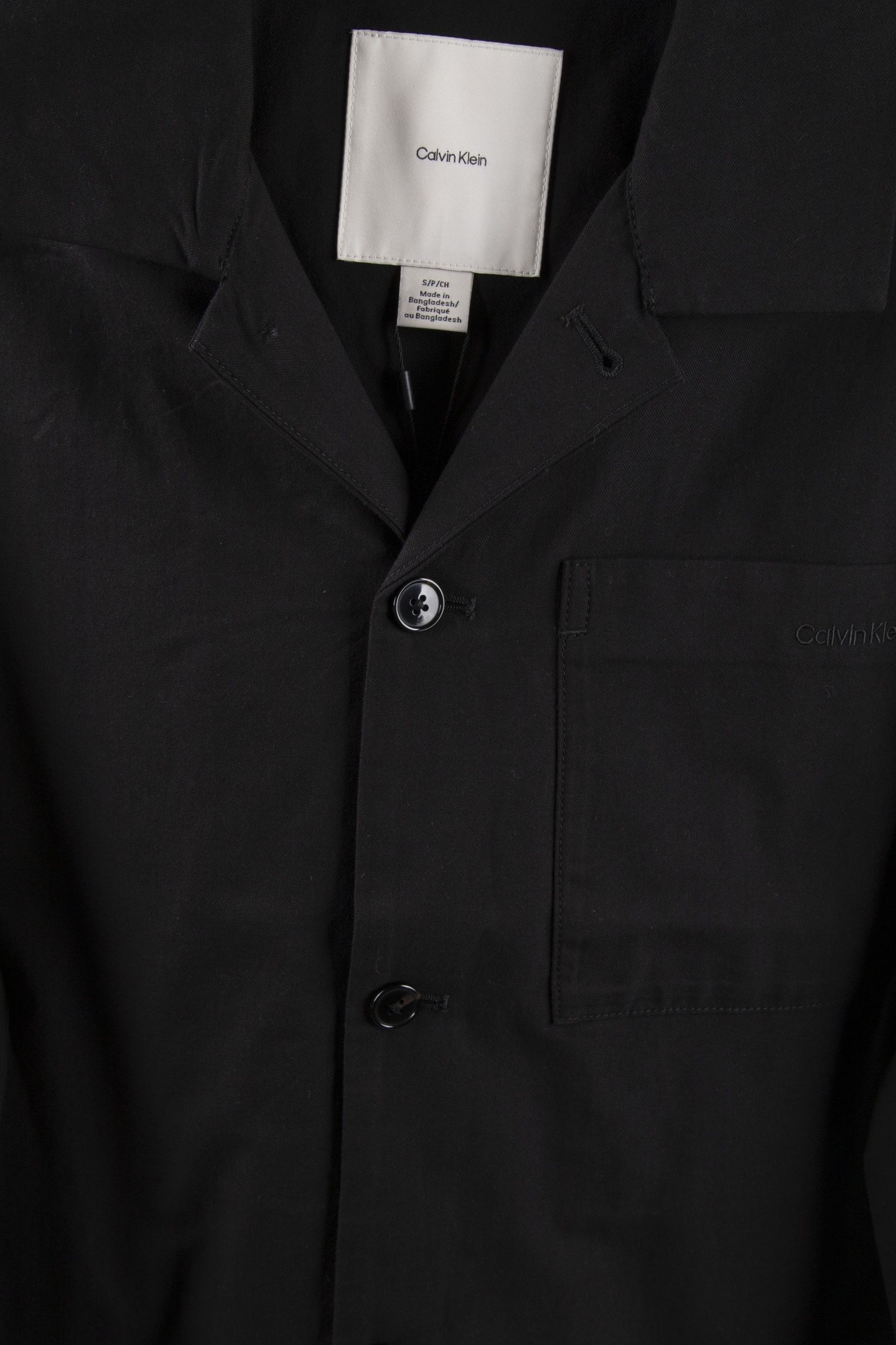 LS LYOCELL SHIRT JACKET BLACK 4