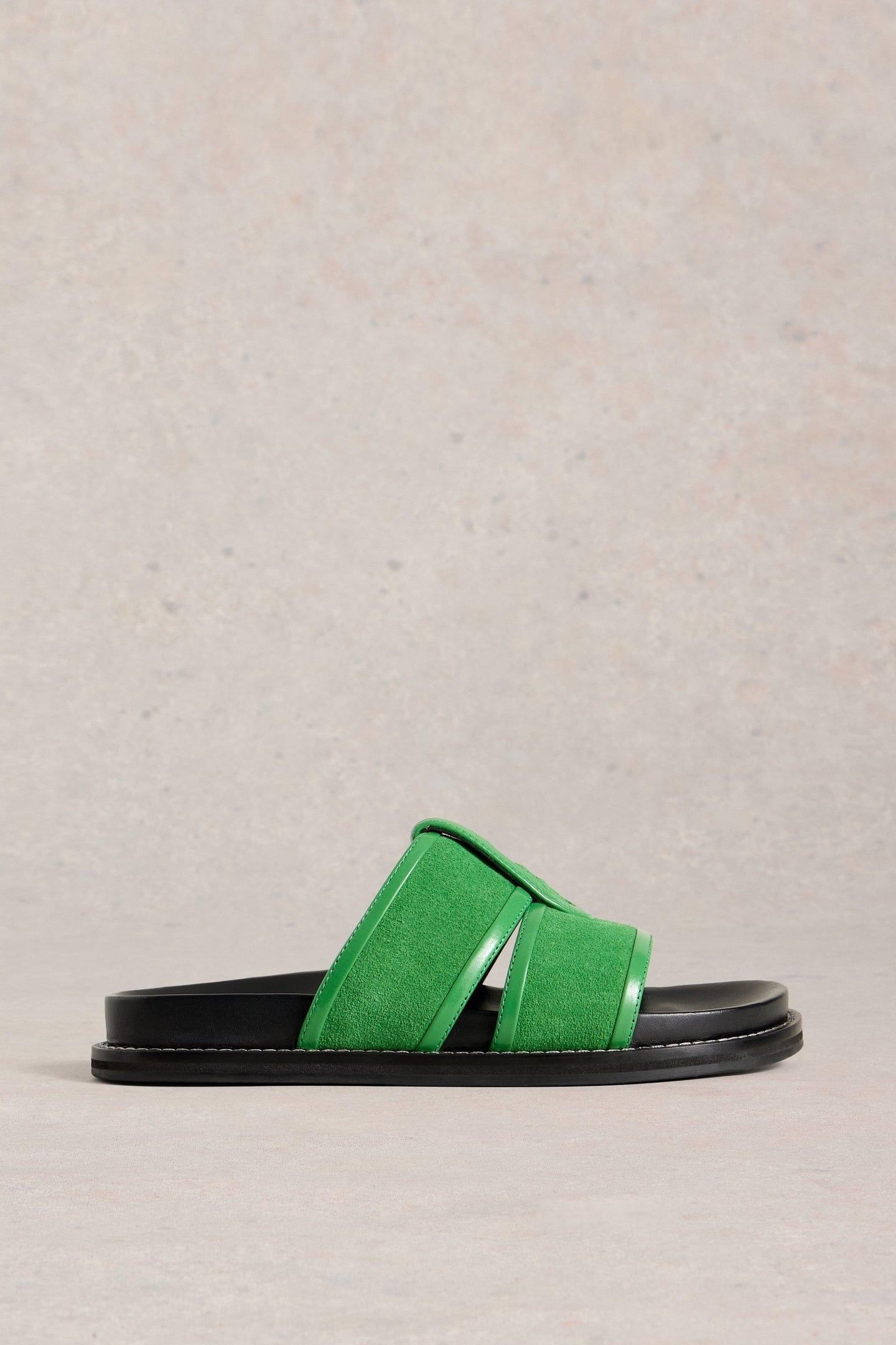 ZIGGY SLIDER FOOTBED BRIGHT GREEN 1