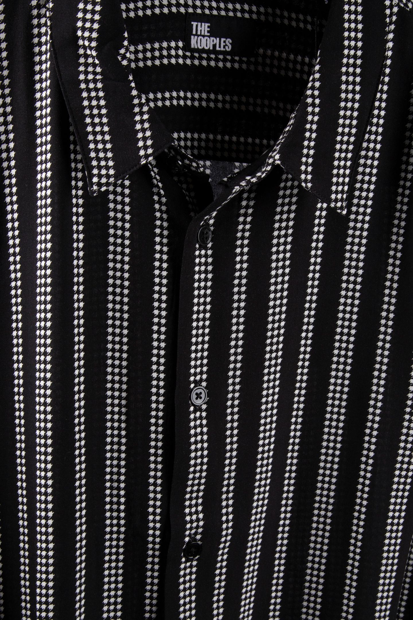 LONG-SLEEVED SHIRTS WITH CLASSIC COLLAR BLACK WHITE 4