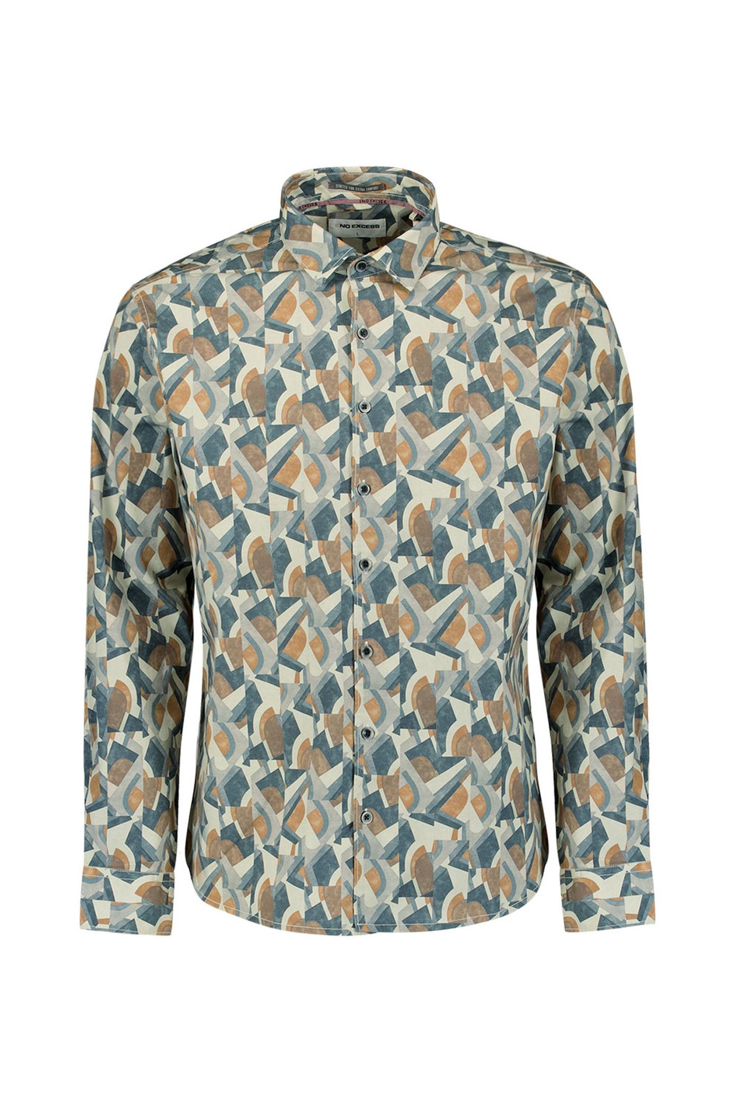 SHIRT STRETCH ALLOVER PRINTED NIGHT 4