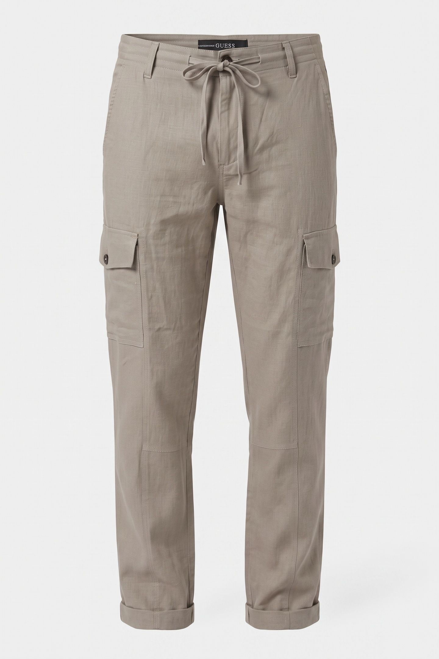 GUESS ECO FLETCHER LINEN CARGO SAGE PLANT MULTI 4