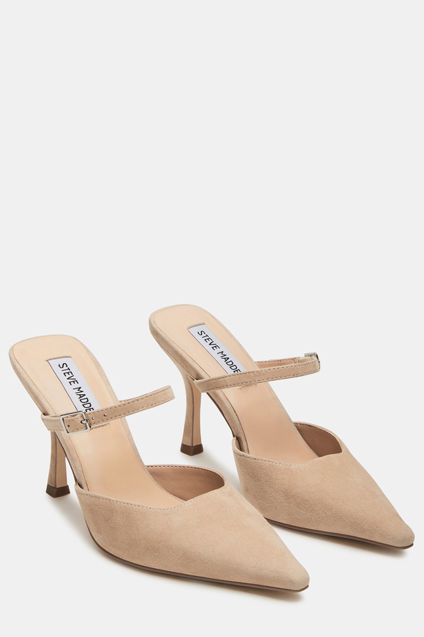 BRECKI MULES TAUPE SUEDE 3