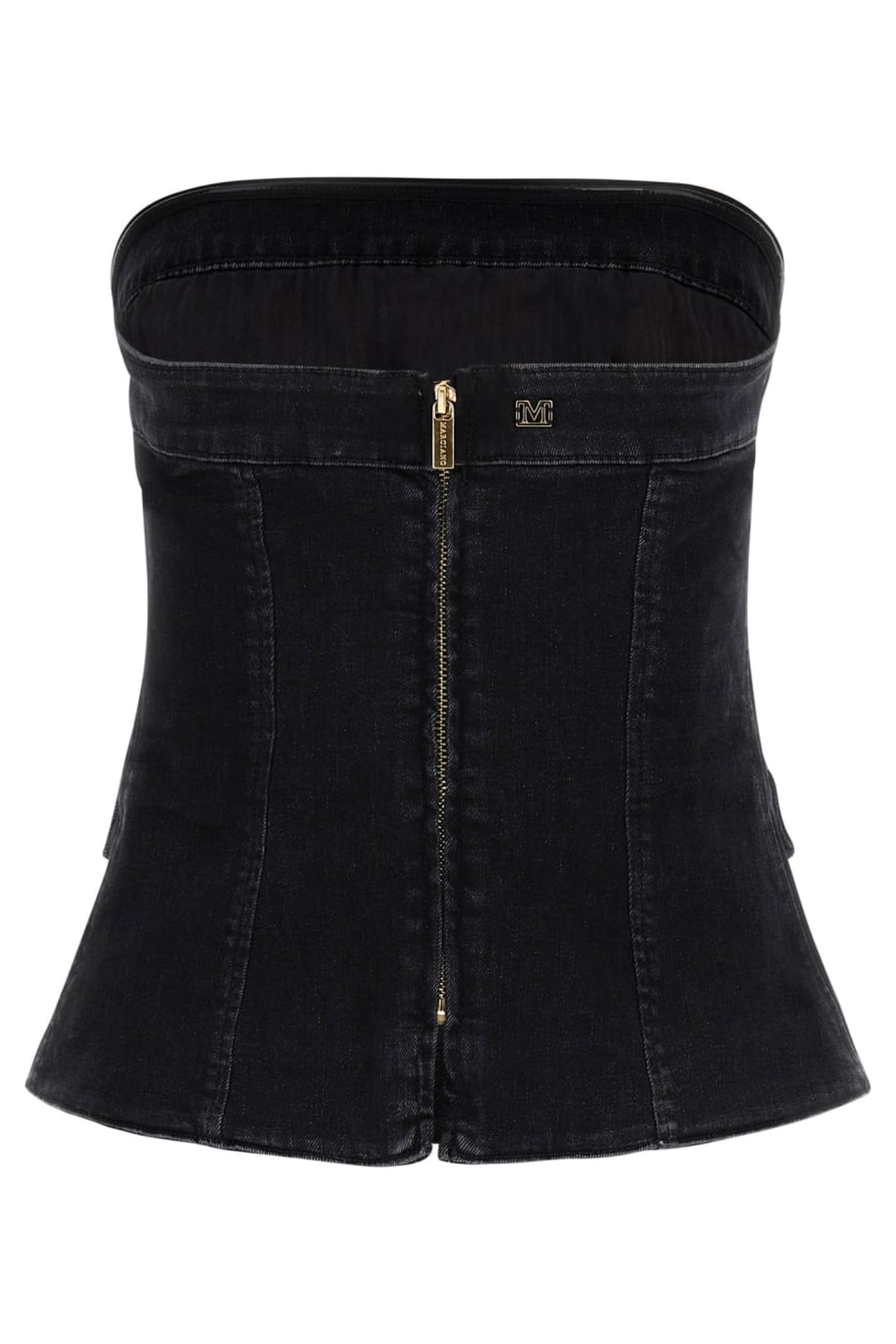 DORIS DENIM BUSTIER JET BLACK A996 4