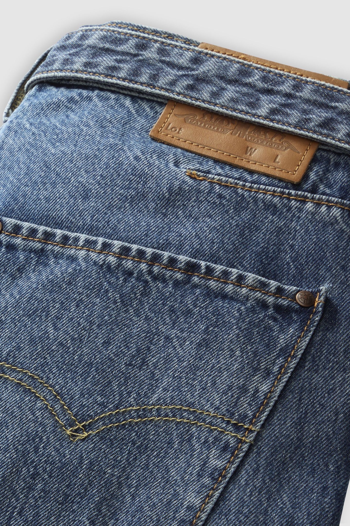 TWISTED BAGGY WIDE JEANS 8