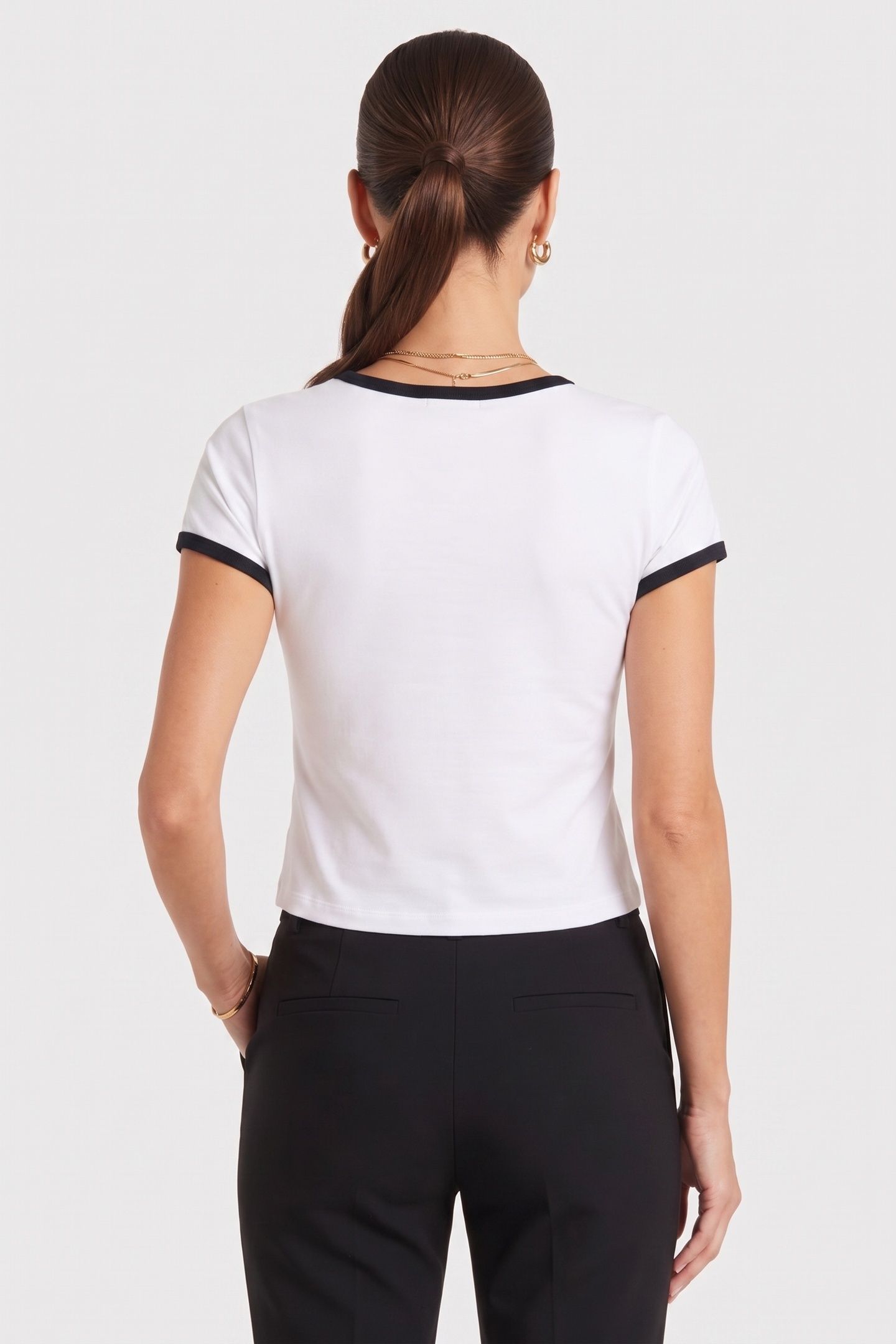SS MONOLOGO SCOOP NECK TOP BRIGHT WHITE 2