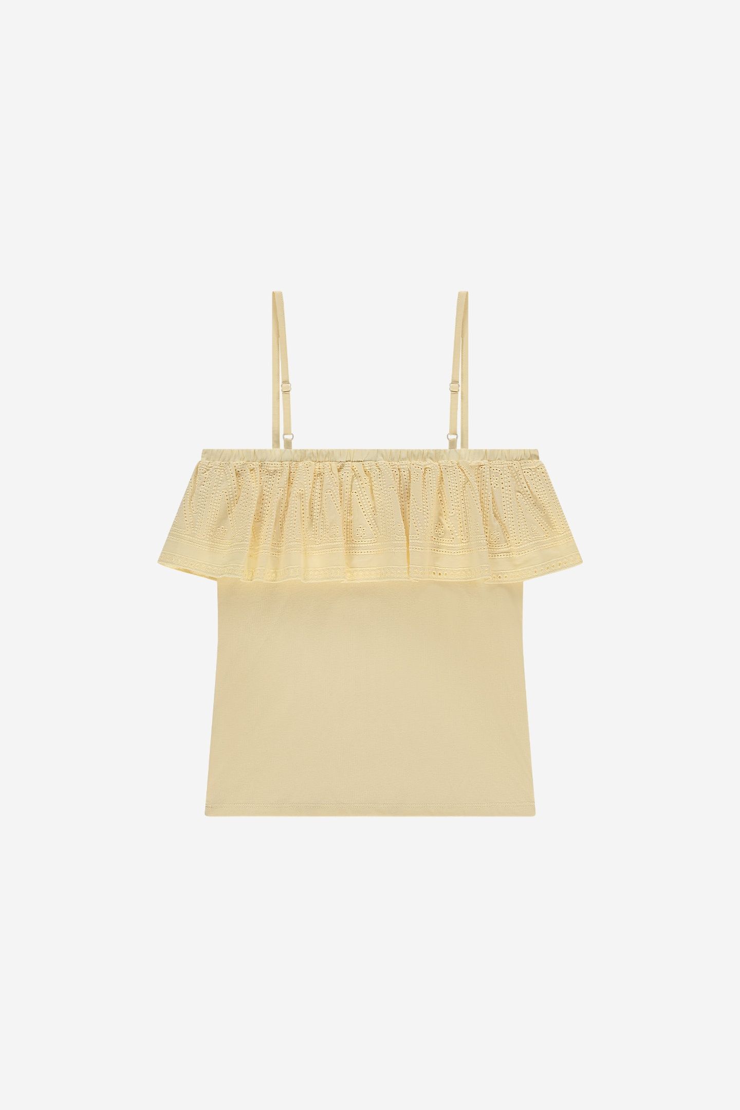 SHANTIE RUFFLE TOP SOFT YELLOW 3