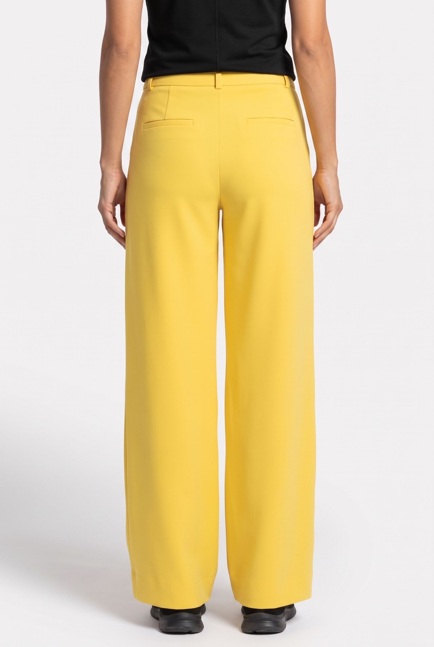 LEXIE BONDED TROUSERS GOLDEN YELLOW 2