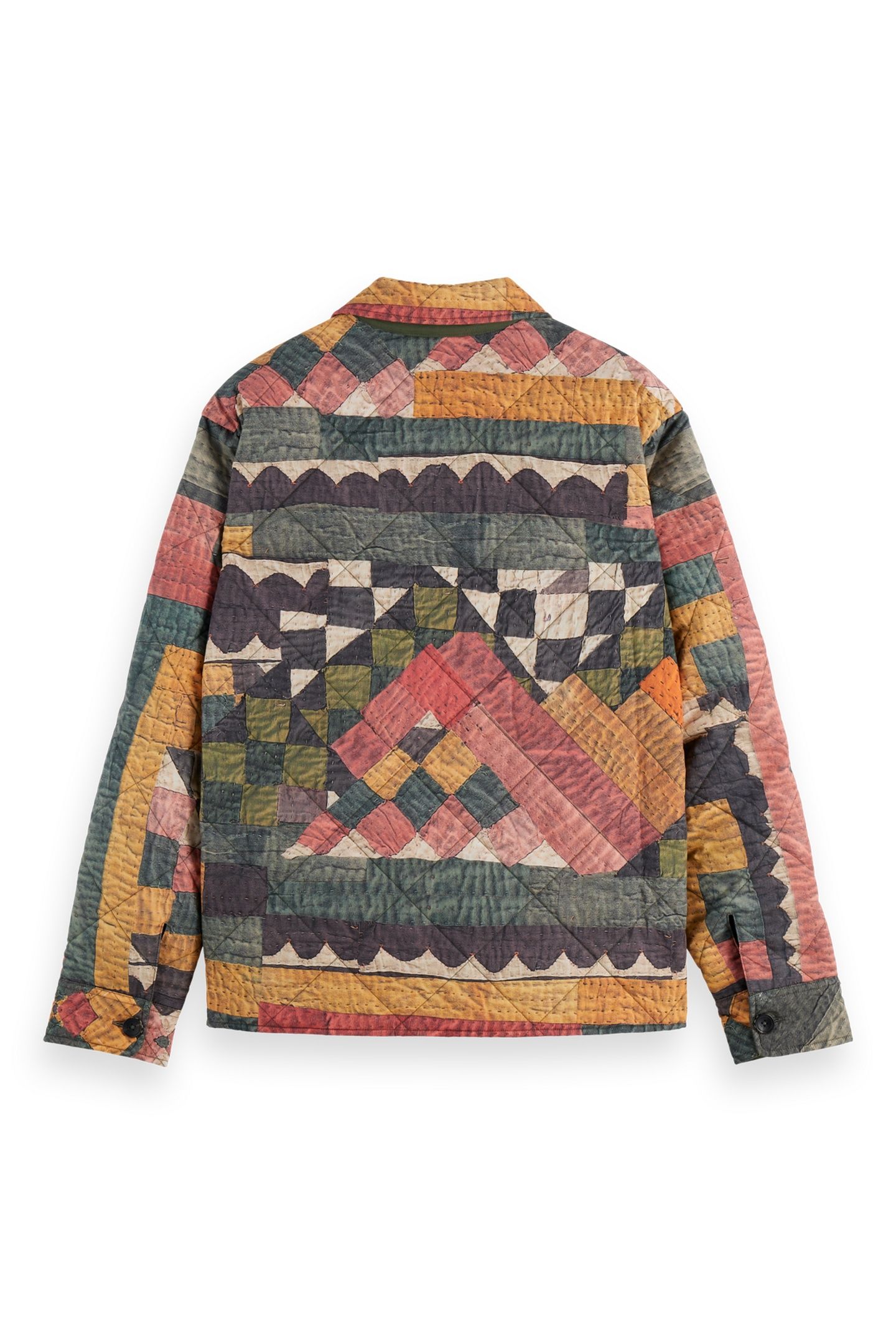 PATCHWORK MOUNTAIN PRINT OVERSHIRT MOUNTAINS PATCHWORK 5