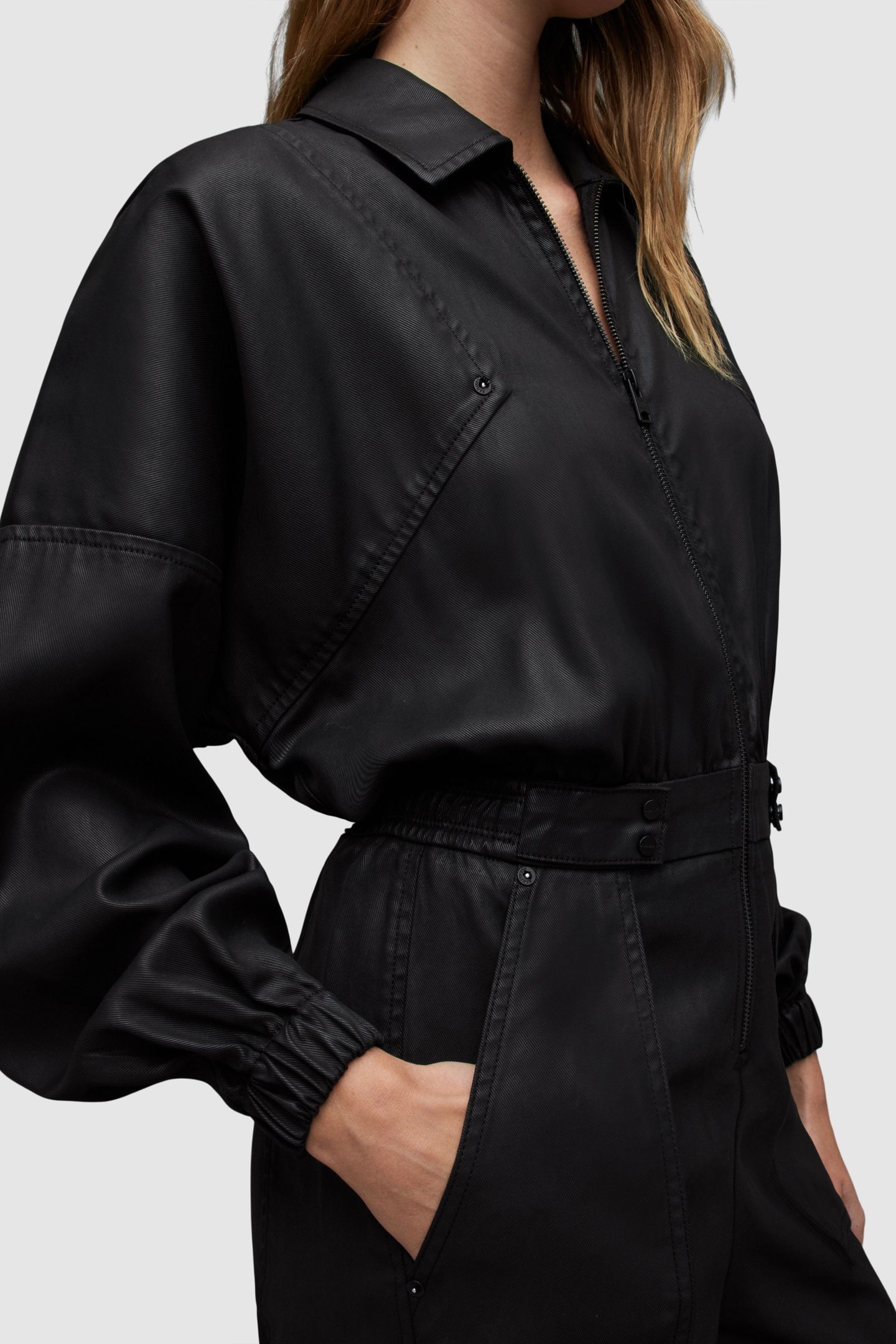 FRIEDA DENIM JUMPSUIT BLACK 5