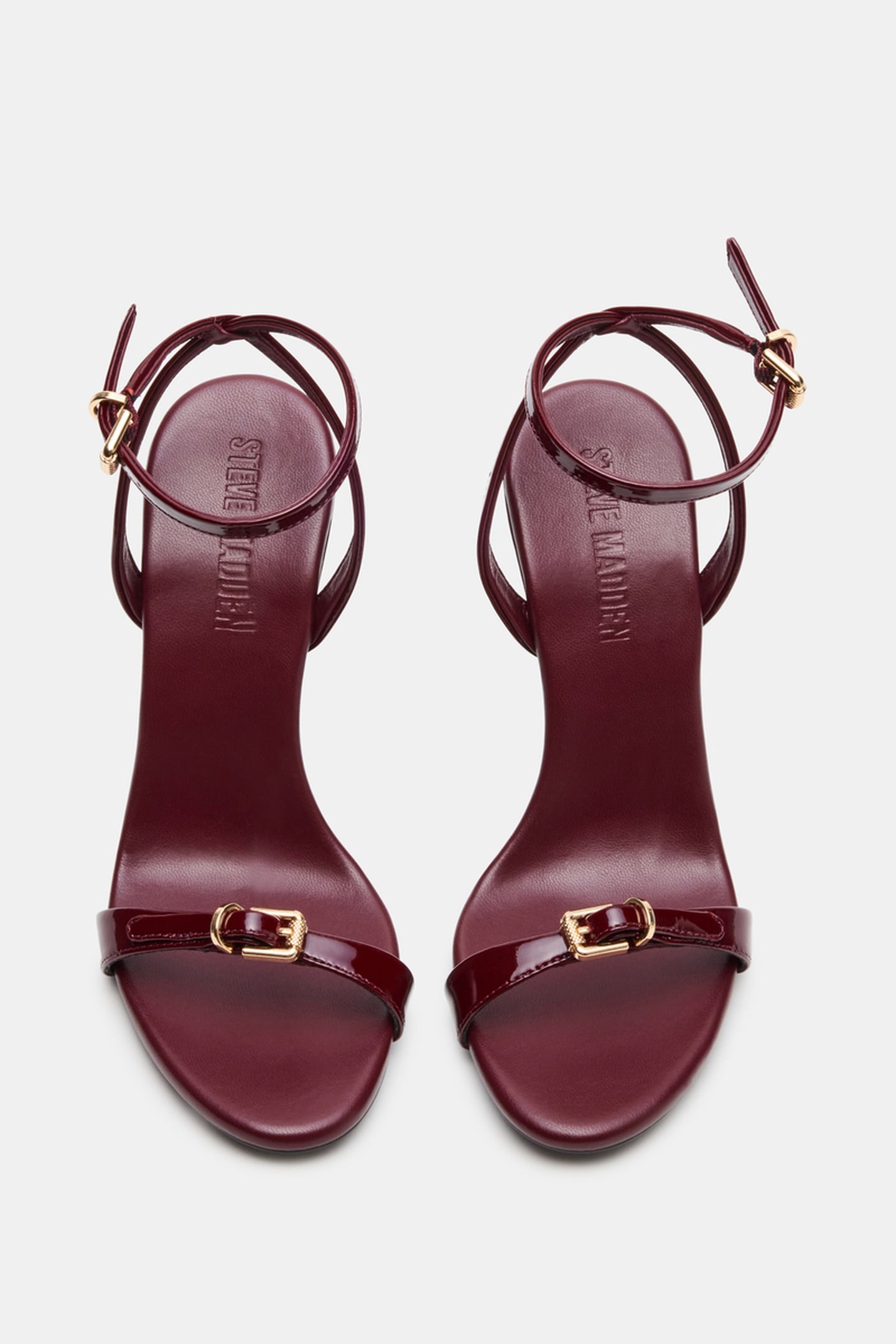 FOXX SANDALS BURGUNDY PATENT 4