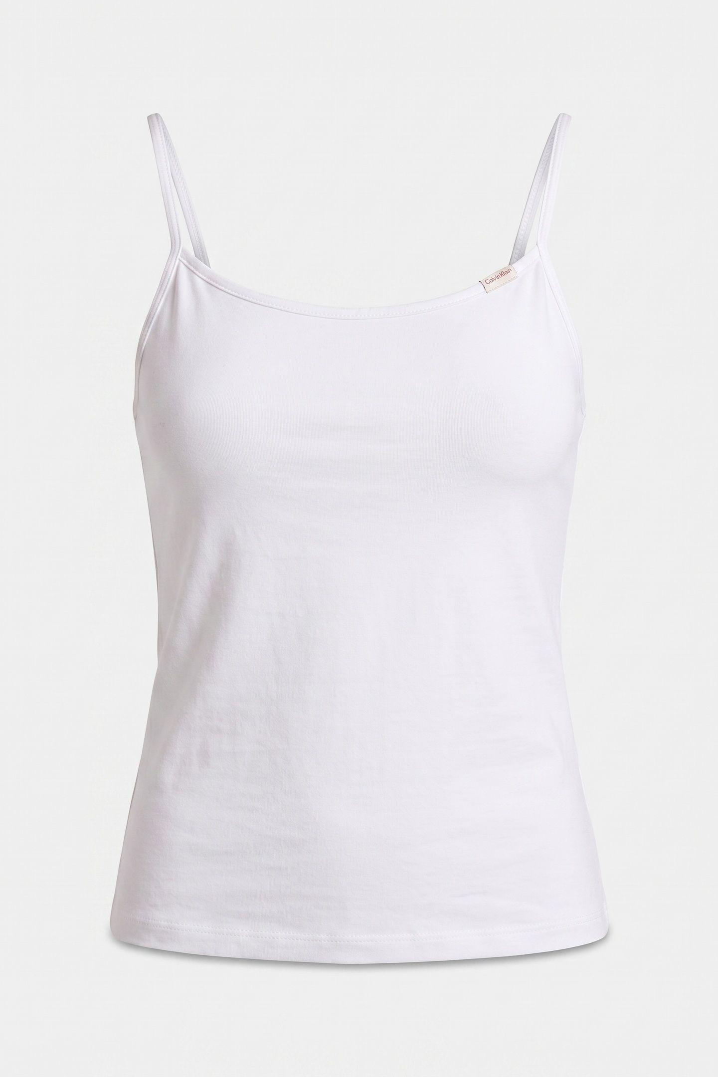 SLEEVELESS COTTON STRETCH TOP BRIGHT WHITE 3