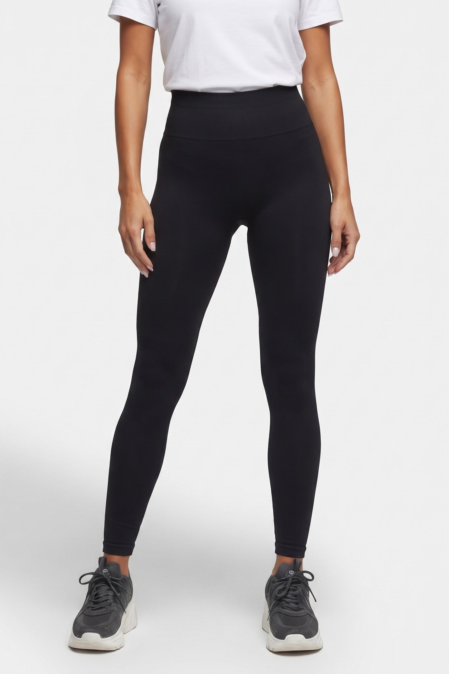RIBORG SEAMLESS TIGHTS BLACK 1