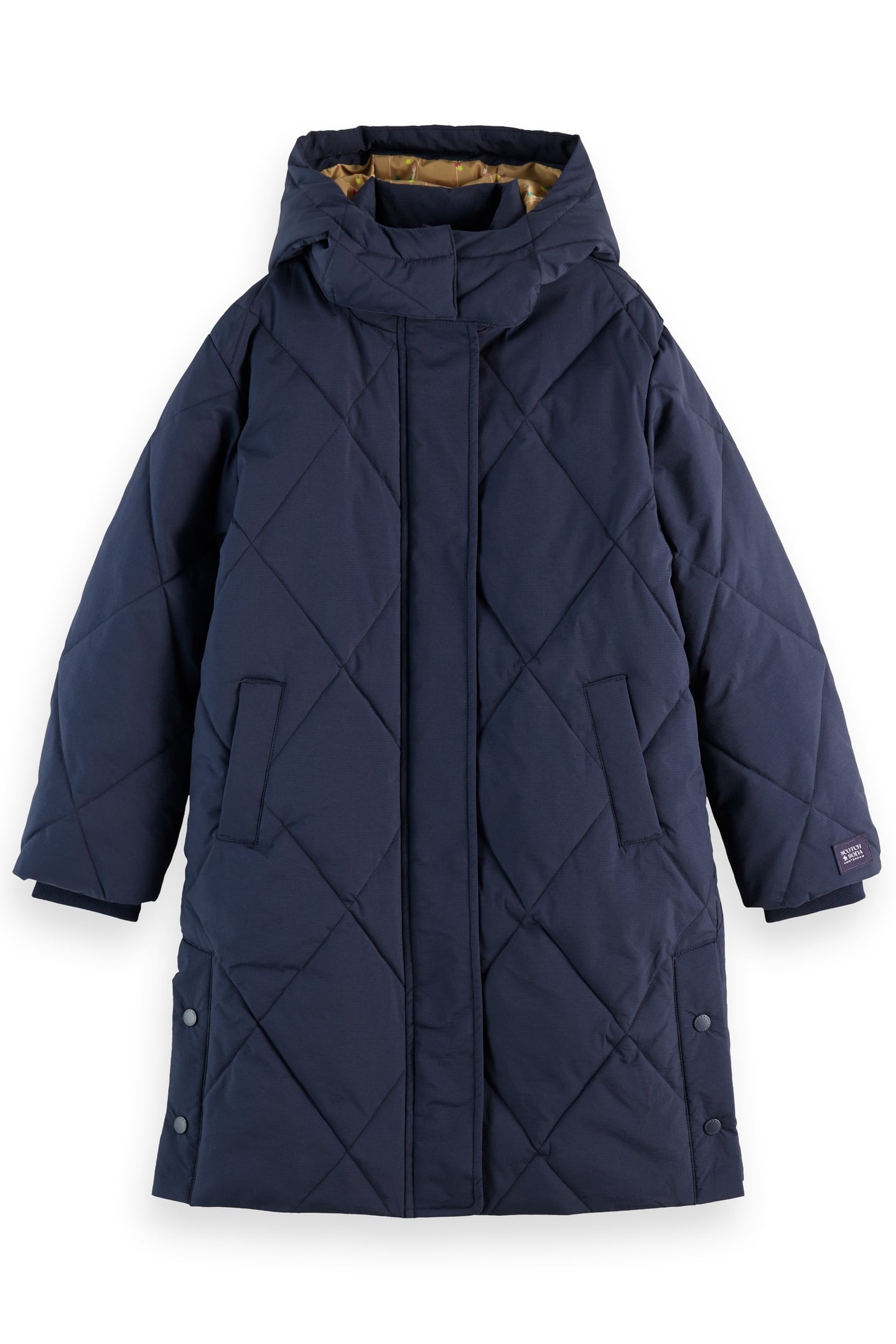 GIRLS LONGER-LENGTH PUFFER JACKET SKY CAPTAIN 1