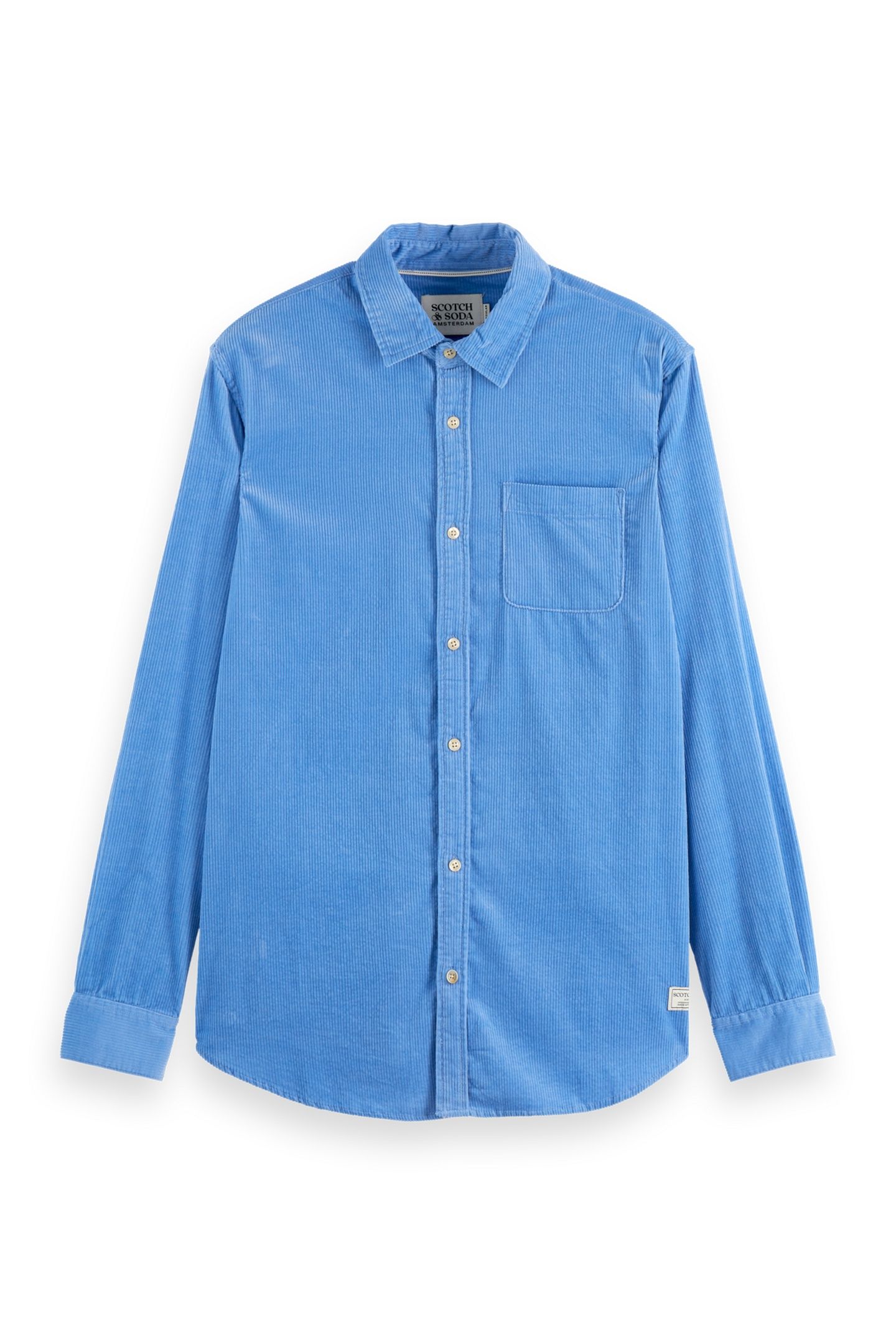 REGULAR-FIT CORDUROY SHIRT BLUE BONNET 4