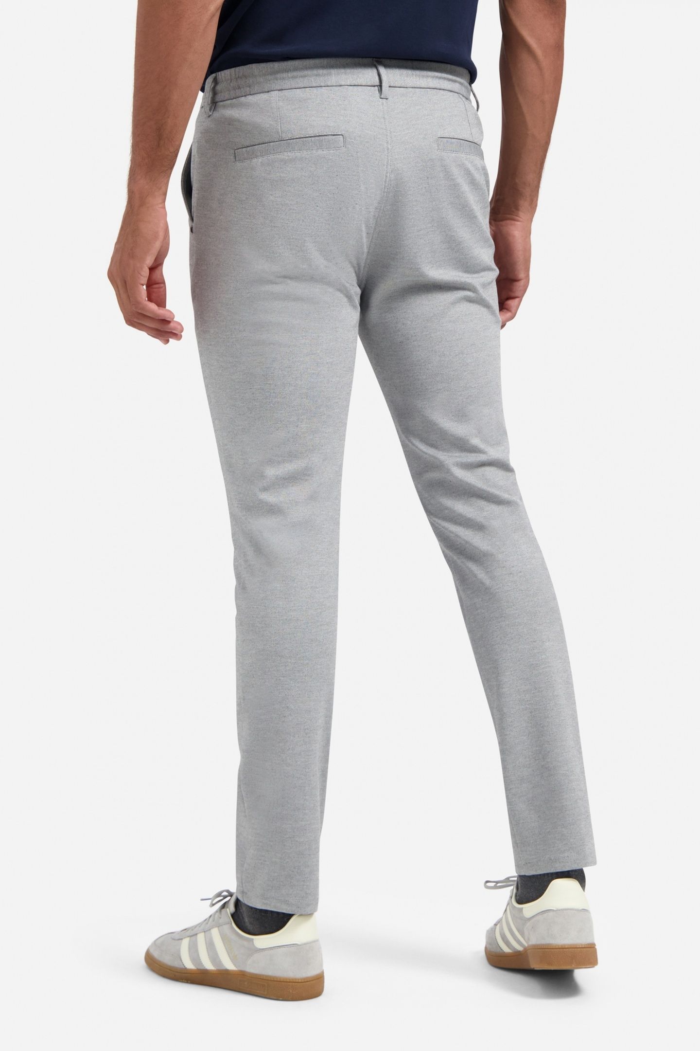 PANTS STRETCH JERSEY GREY MELANGE 3