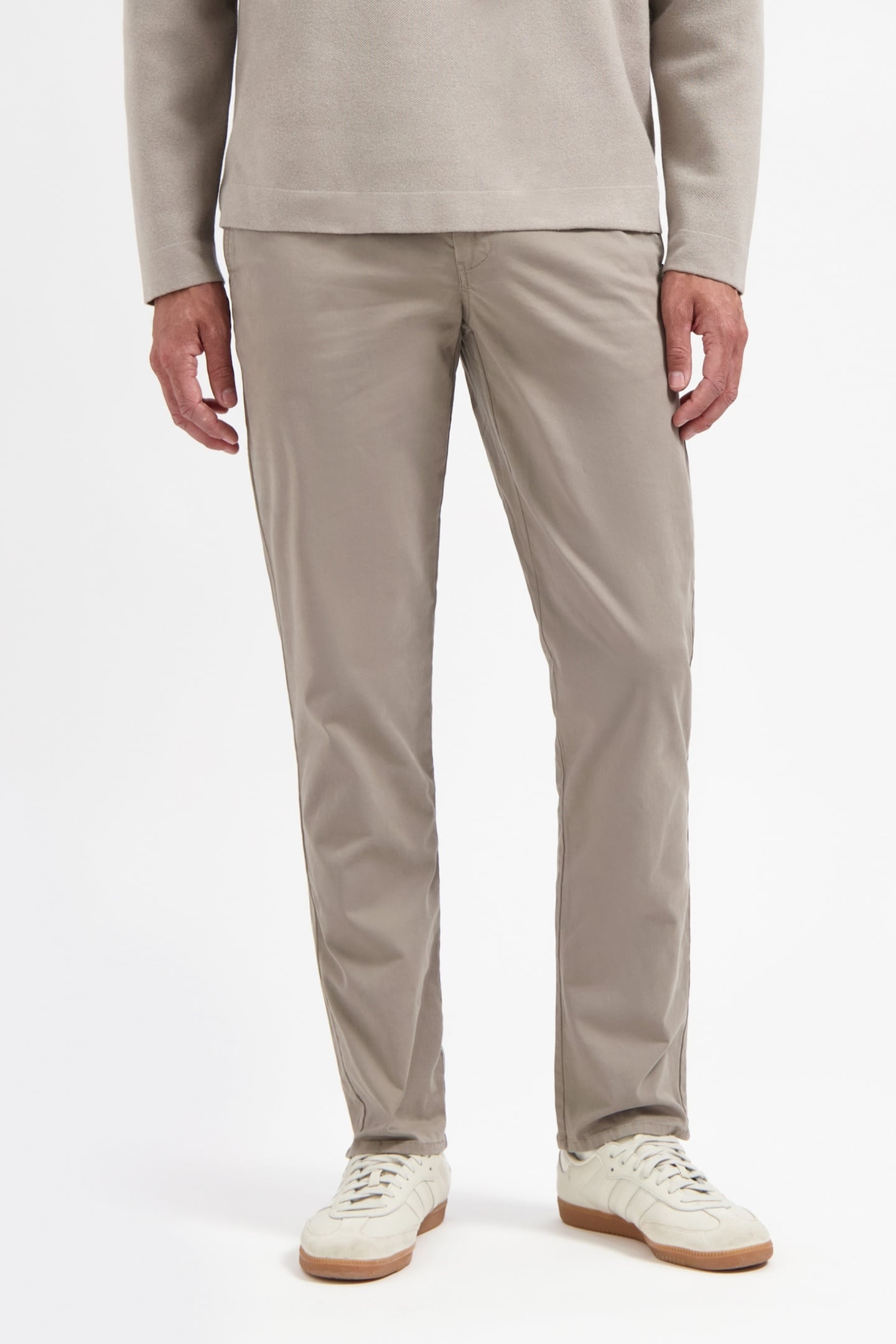 PANTS STRETCH GARMENT DYED CLAY 1