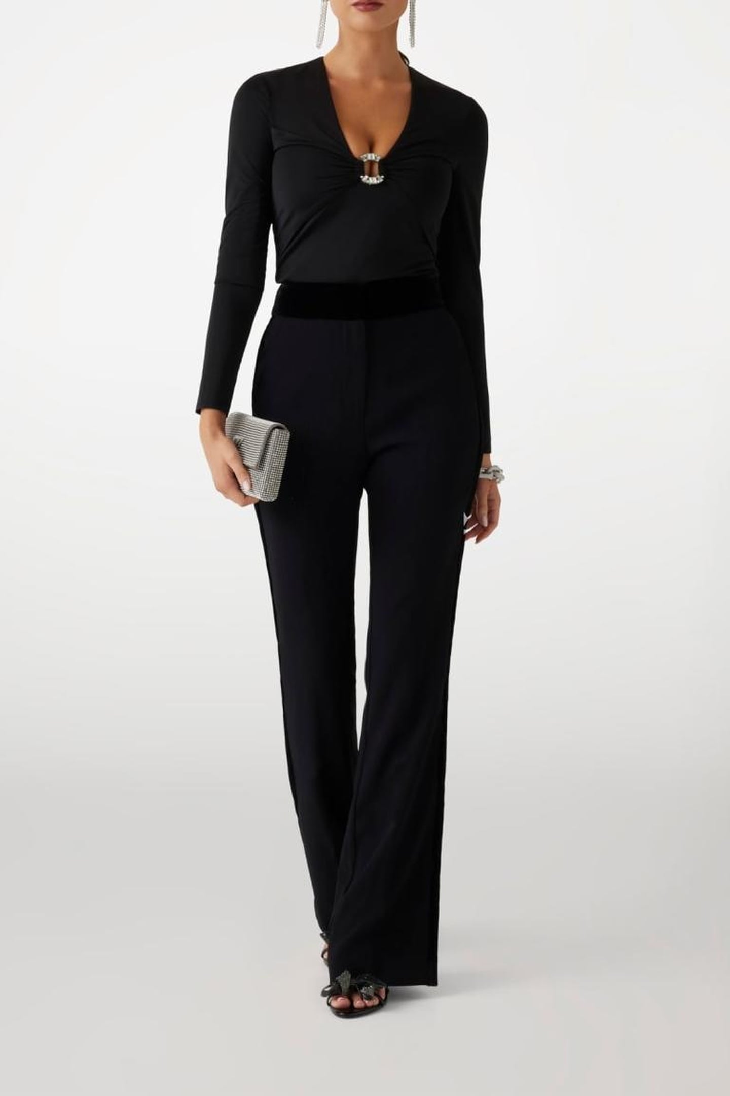 IZZIE TOP JET BLACK A996 1
