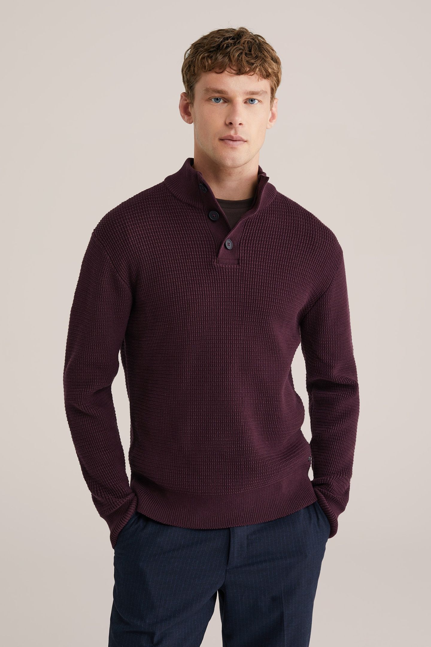 PULLOVER AUBERGINE 1
