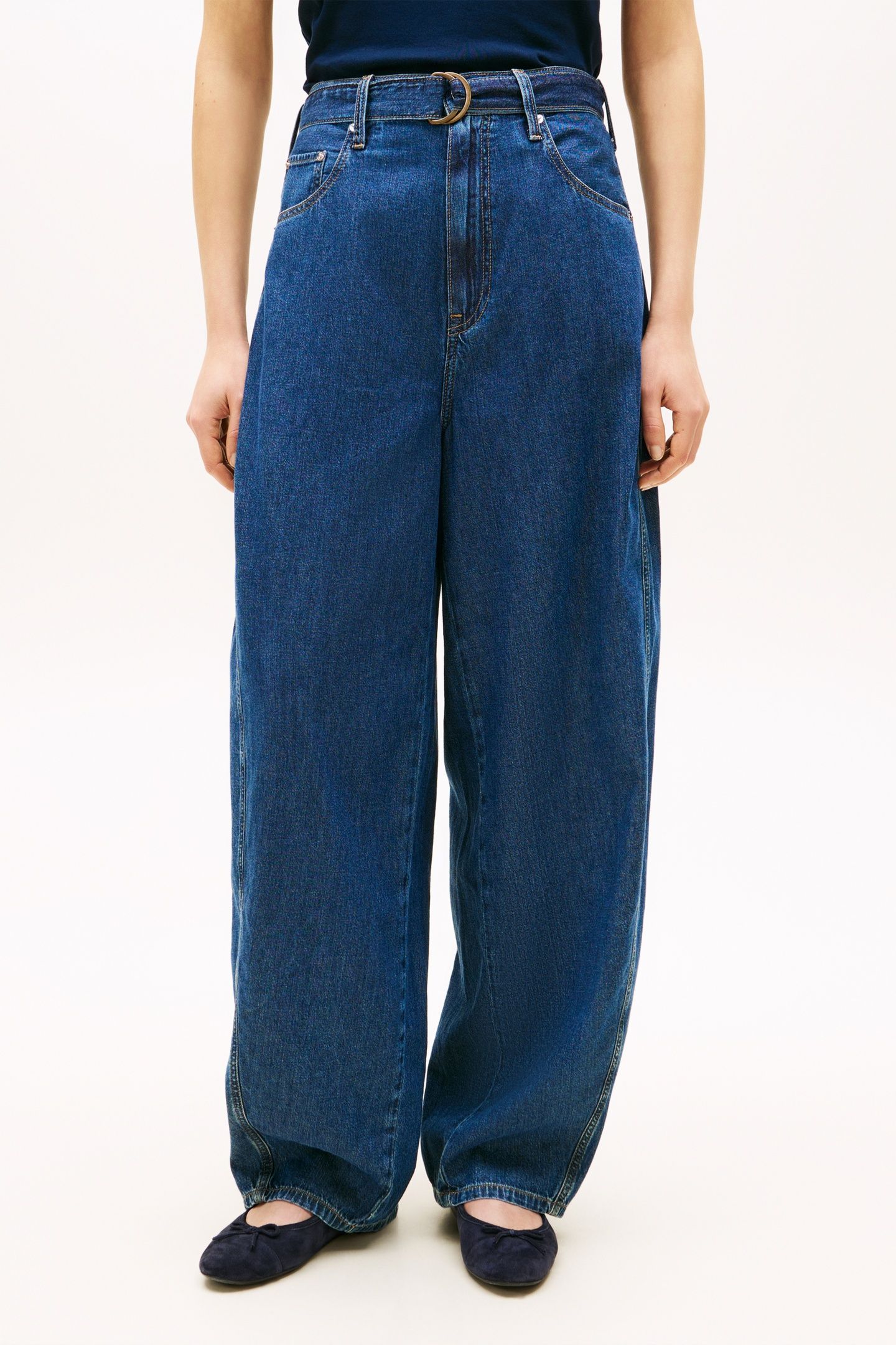 DENIM HIGH RISE LOOSE BALLOON 3