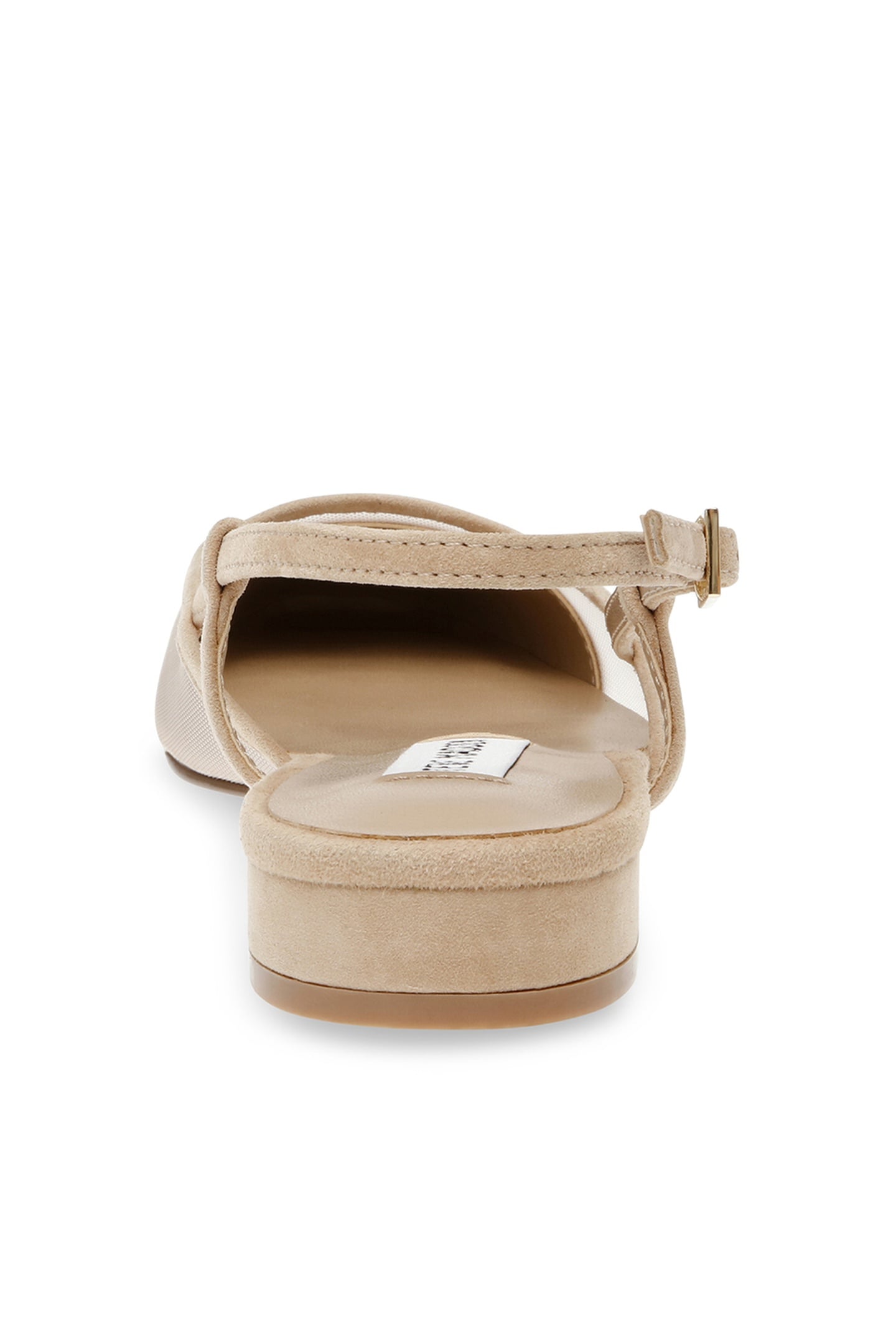 BELINDA-M FLAT SHOES TAN SUEDE 4