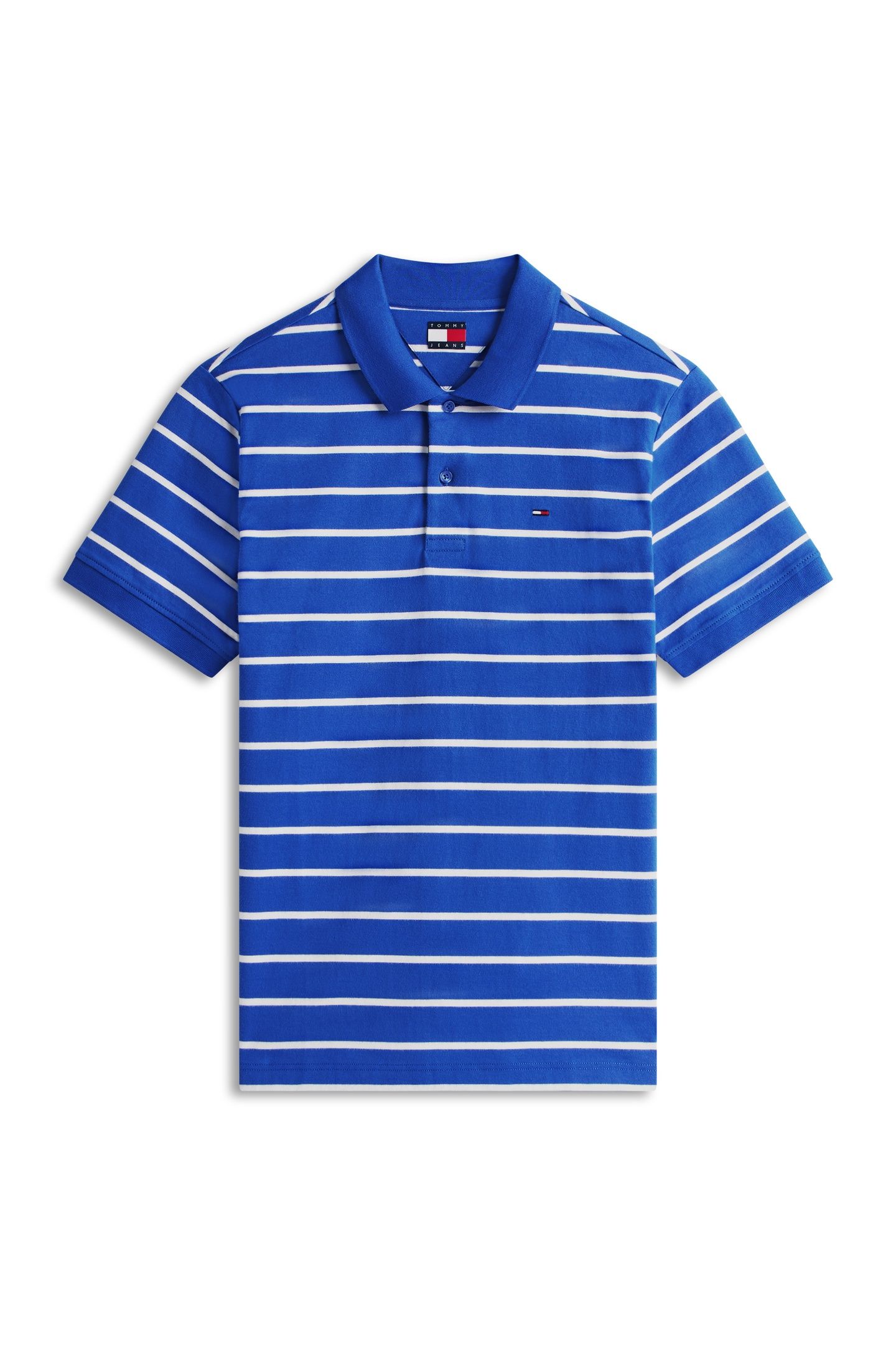 REGULAR STRIPE POLO FIZZY BLUE 4