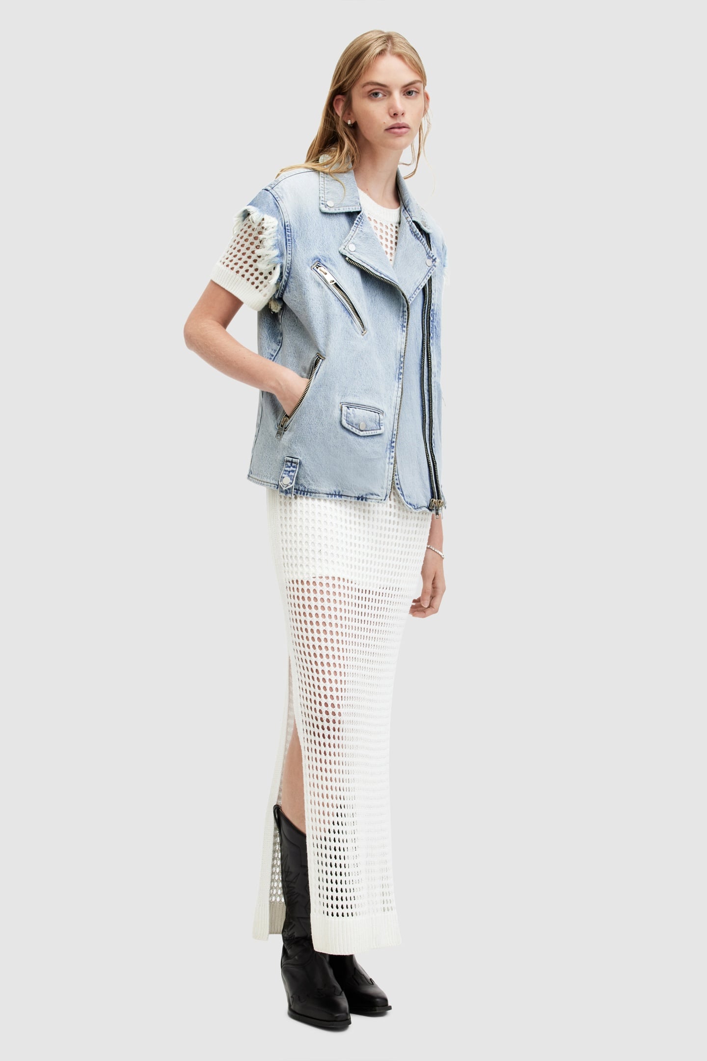 RIPLEY WAISTCOAT ICE INDIGO 1