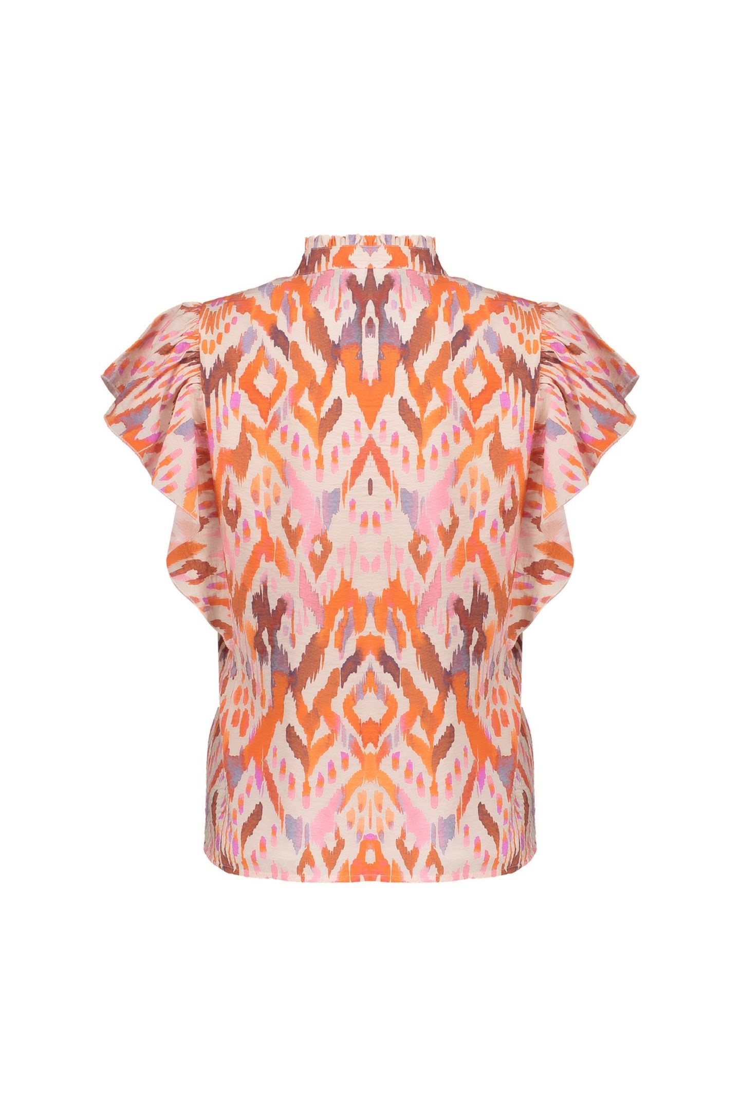 TOP ECRU/MANDARINE RED/LILA 2