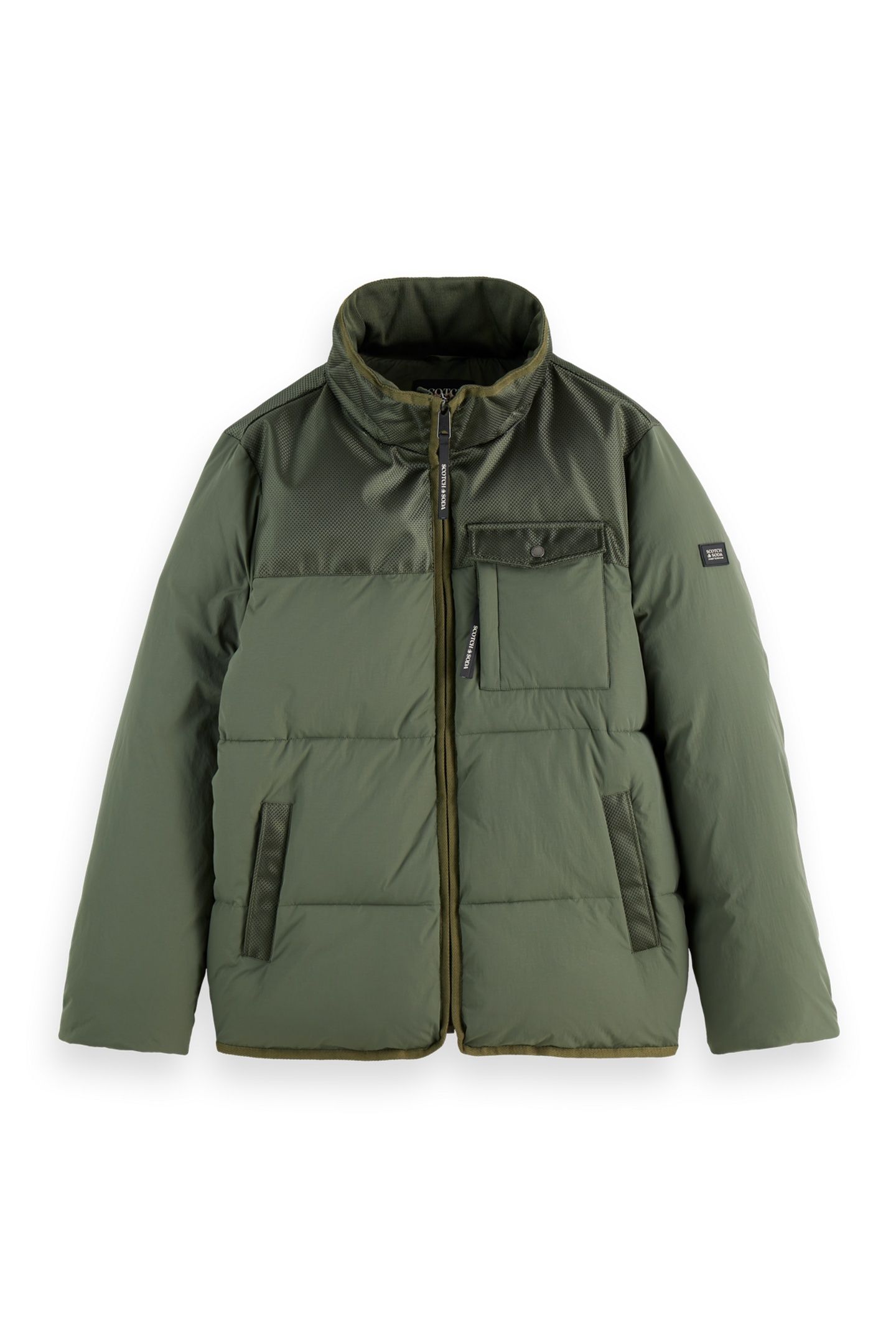 HOODED PUFFER JACKET THYME 3