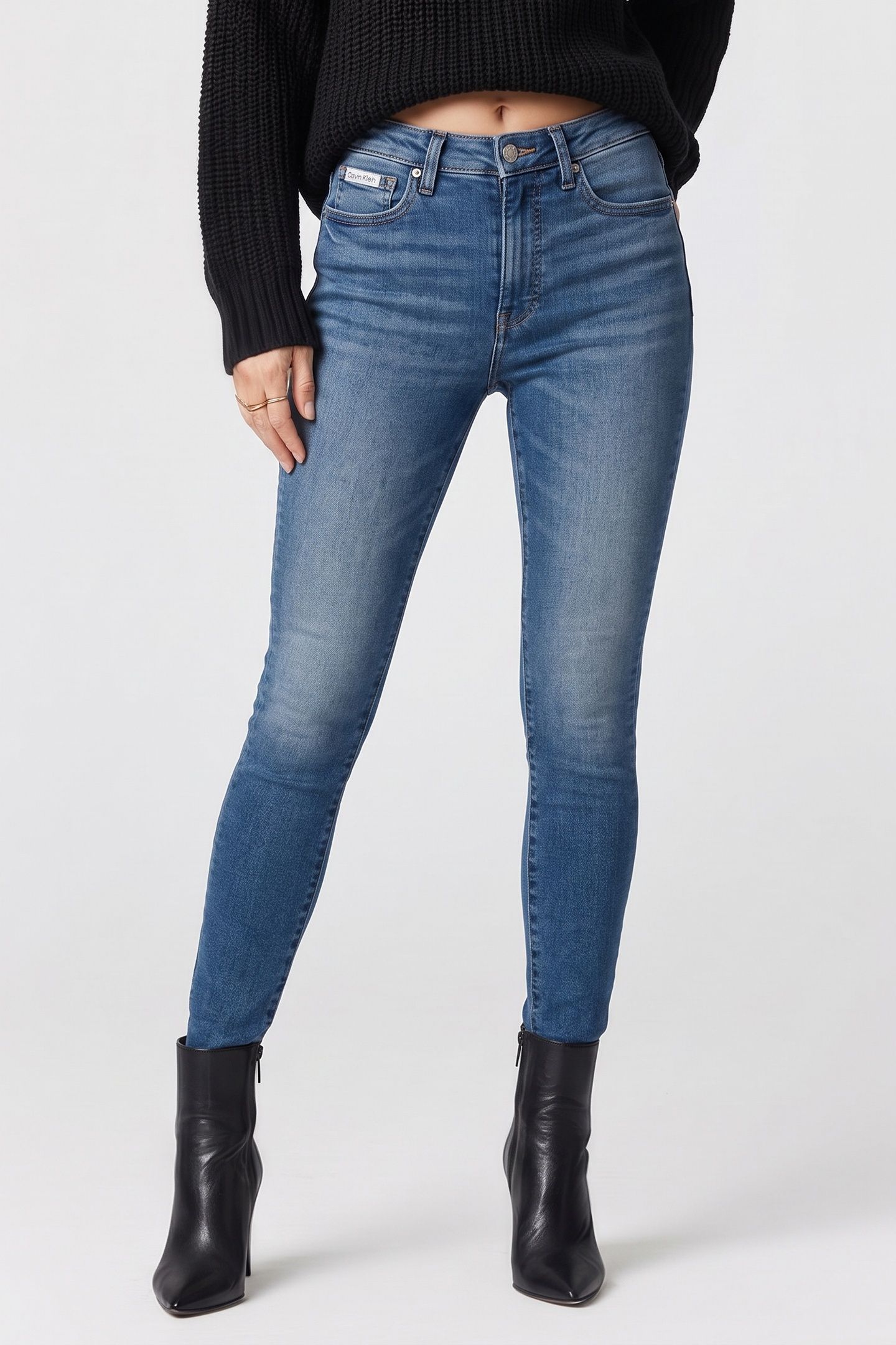 MID RISE SKINNY INDIGO JEAN INDIGO STATION 1