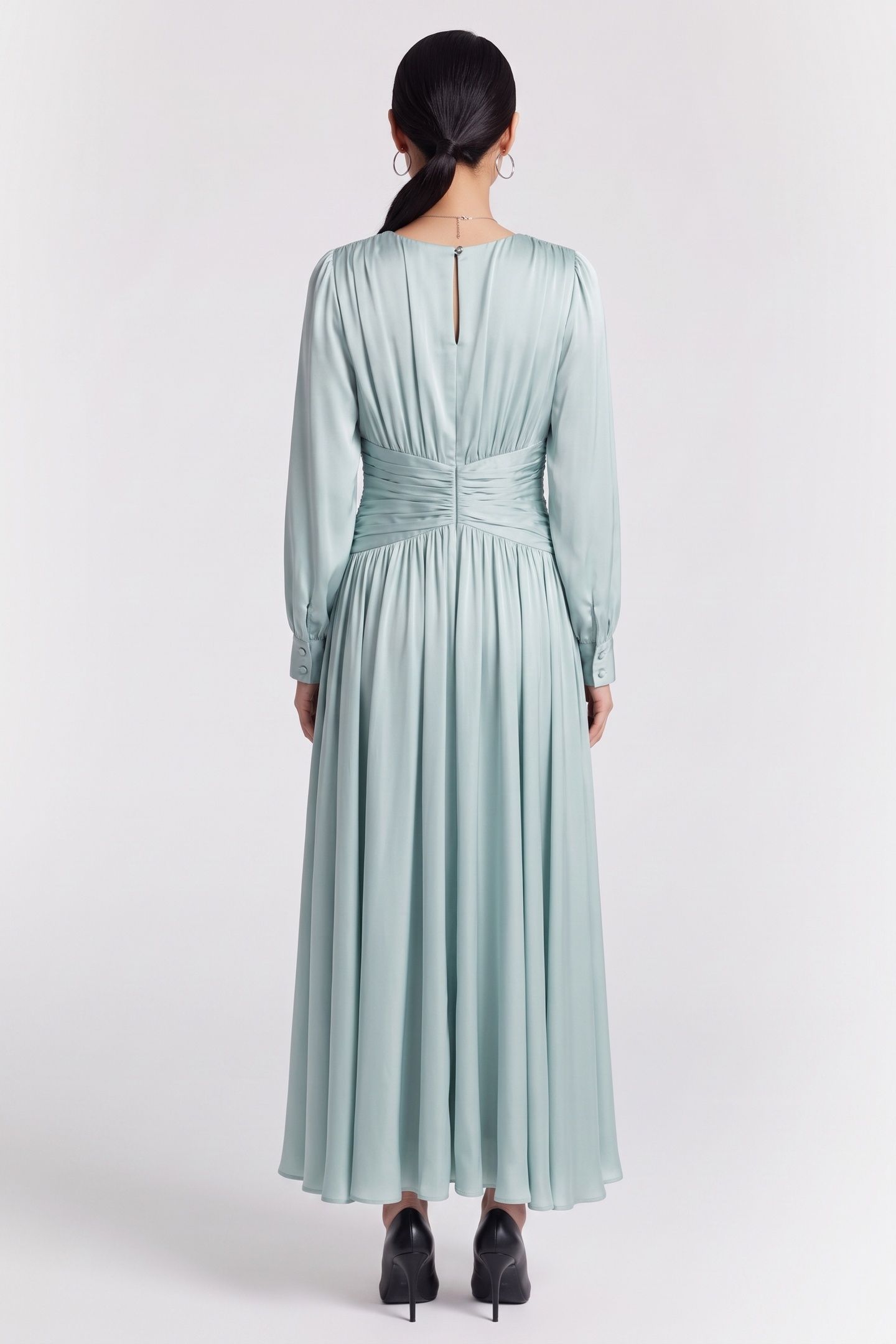 GUESS ECO HELENE MAXI DRESS SEAFOAM MIST 2