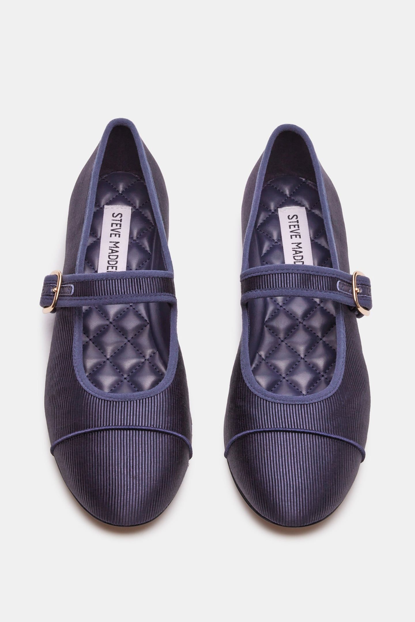 DORY FLAT SHOES NAVY SATIN 4