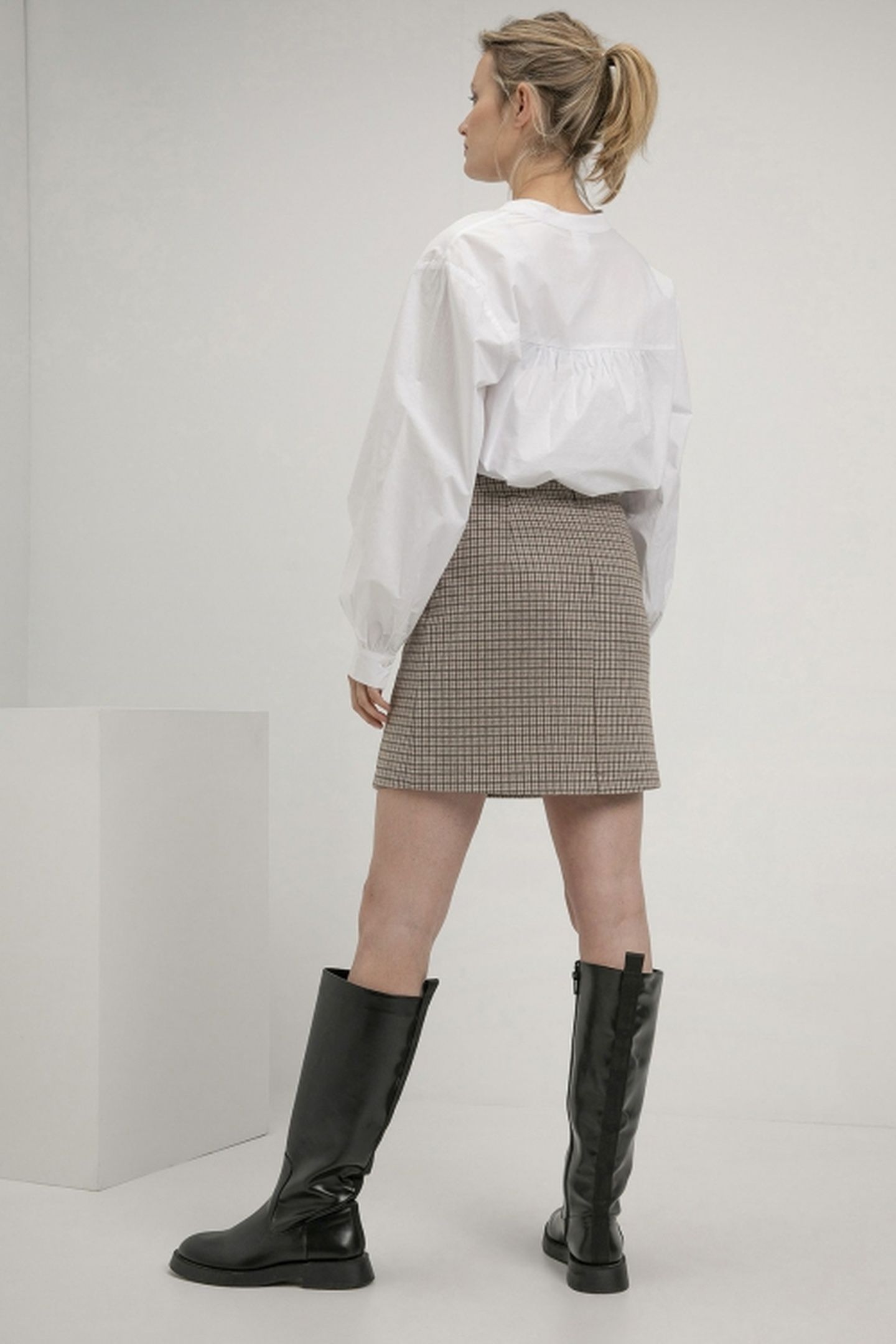 SIL SKIRT SAND CHECK 3
