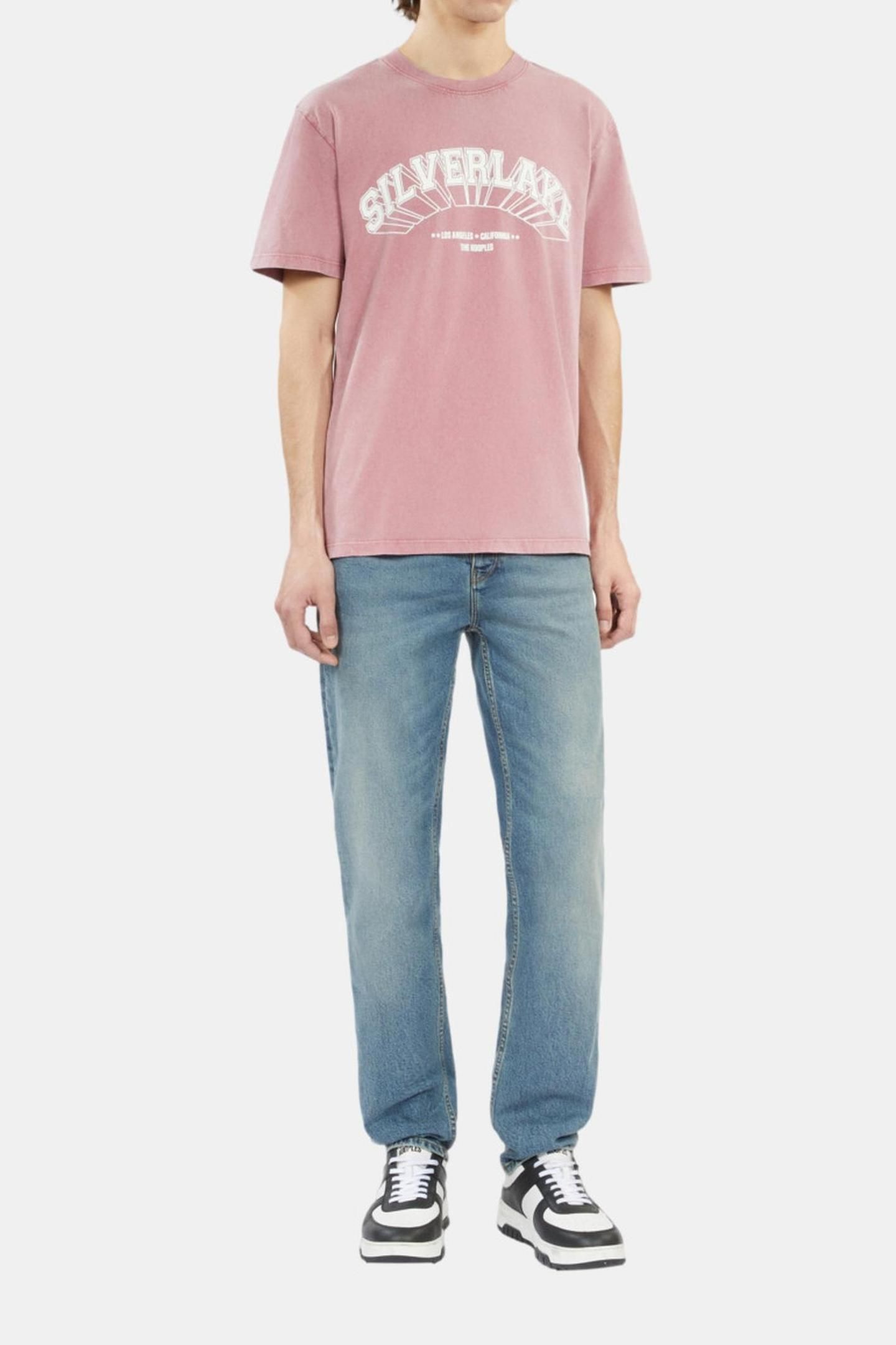 SHORT-SLEEVED T-SHIRT WITH PRINT CITY PINK WOOD 4
