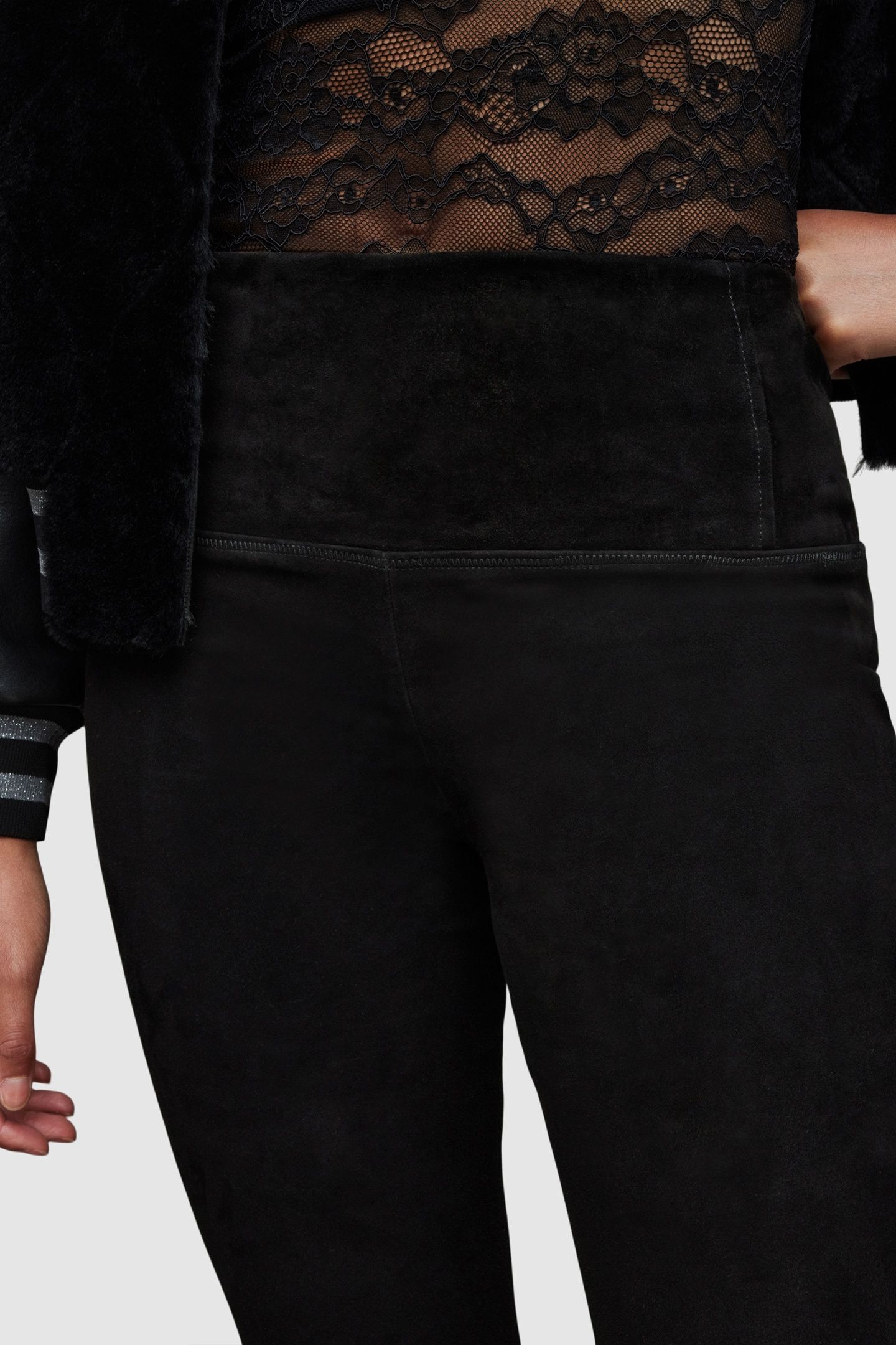 CORA SUEDE LEGGING BLACK 5