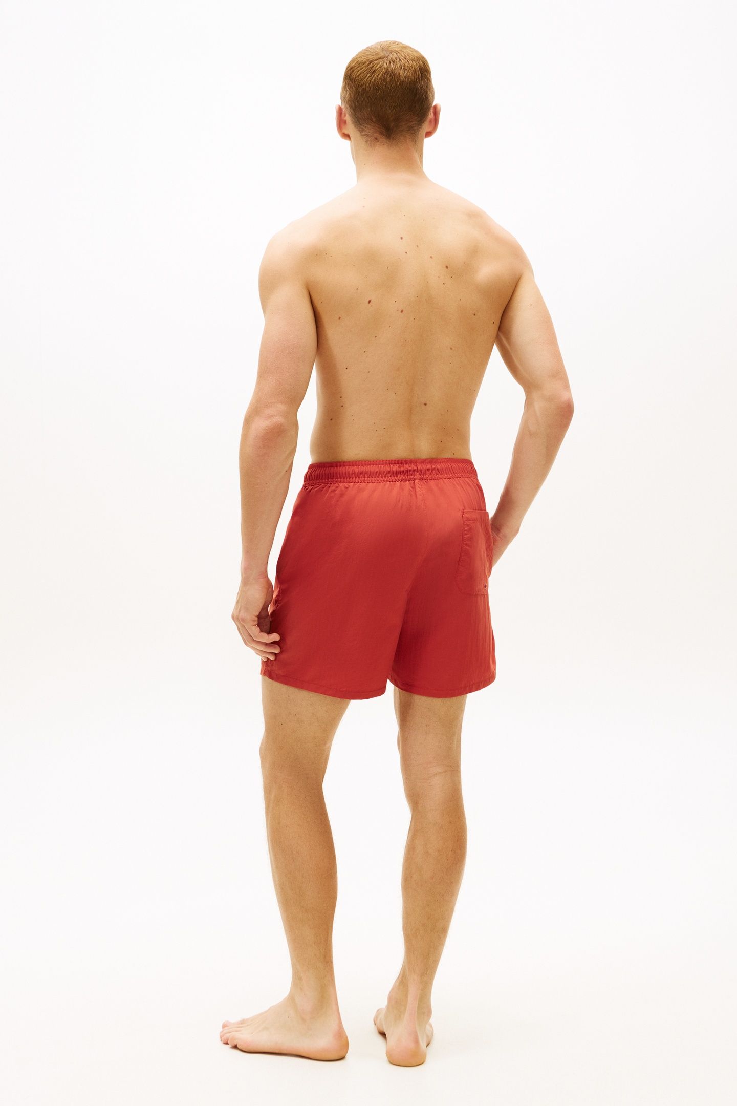 MEDIUM DRAWSTRING SWIM TRUNK TERRA RED 3