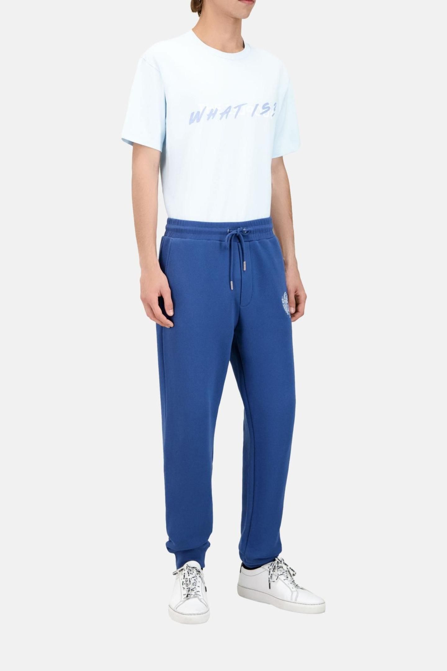 JOGGING SHORTS WITH PRINTED TK LOGO MIDDLE NAVY 2