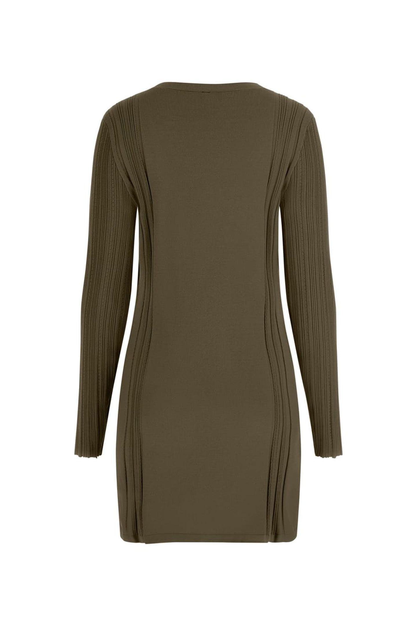 GIADA LONG CARDIGAN ARMY OLIVE 5