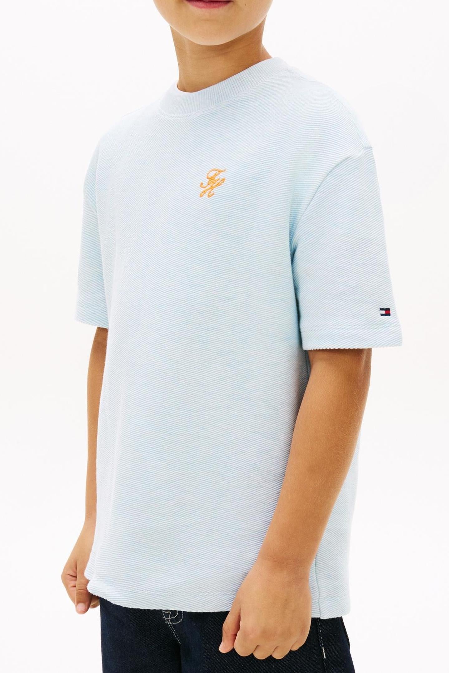 BOYS TH SCRIPT JERSEY KEEPSAKE BLUE 3