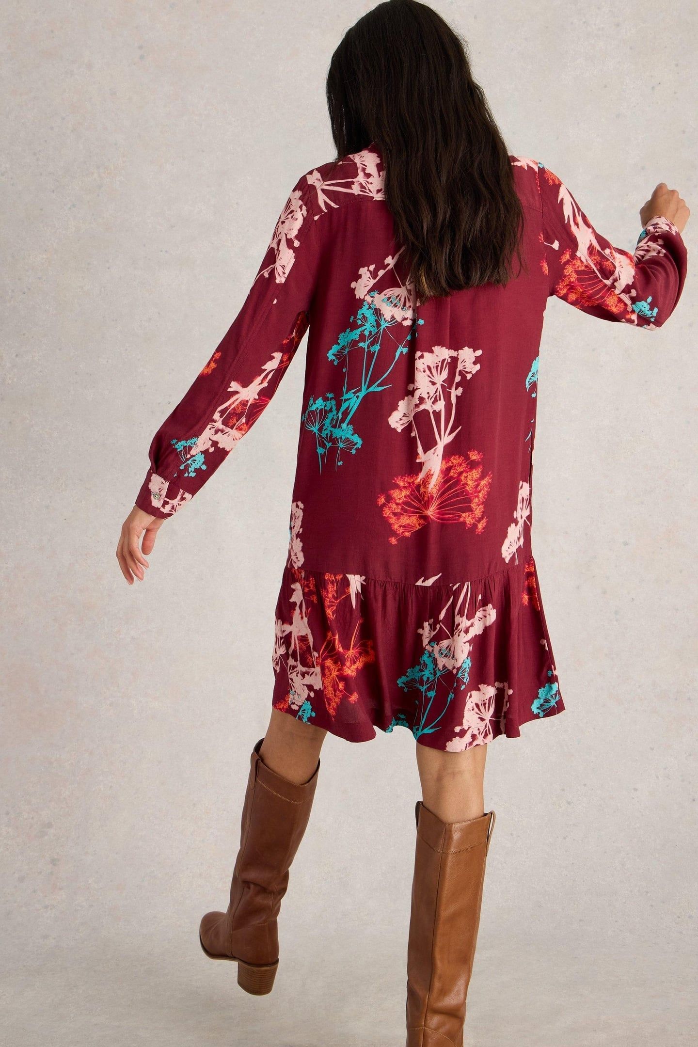 FRANKIE DRESS RED PRINT 2