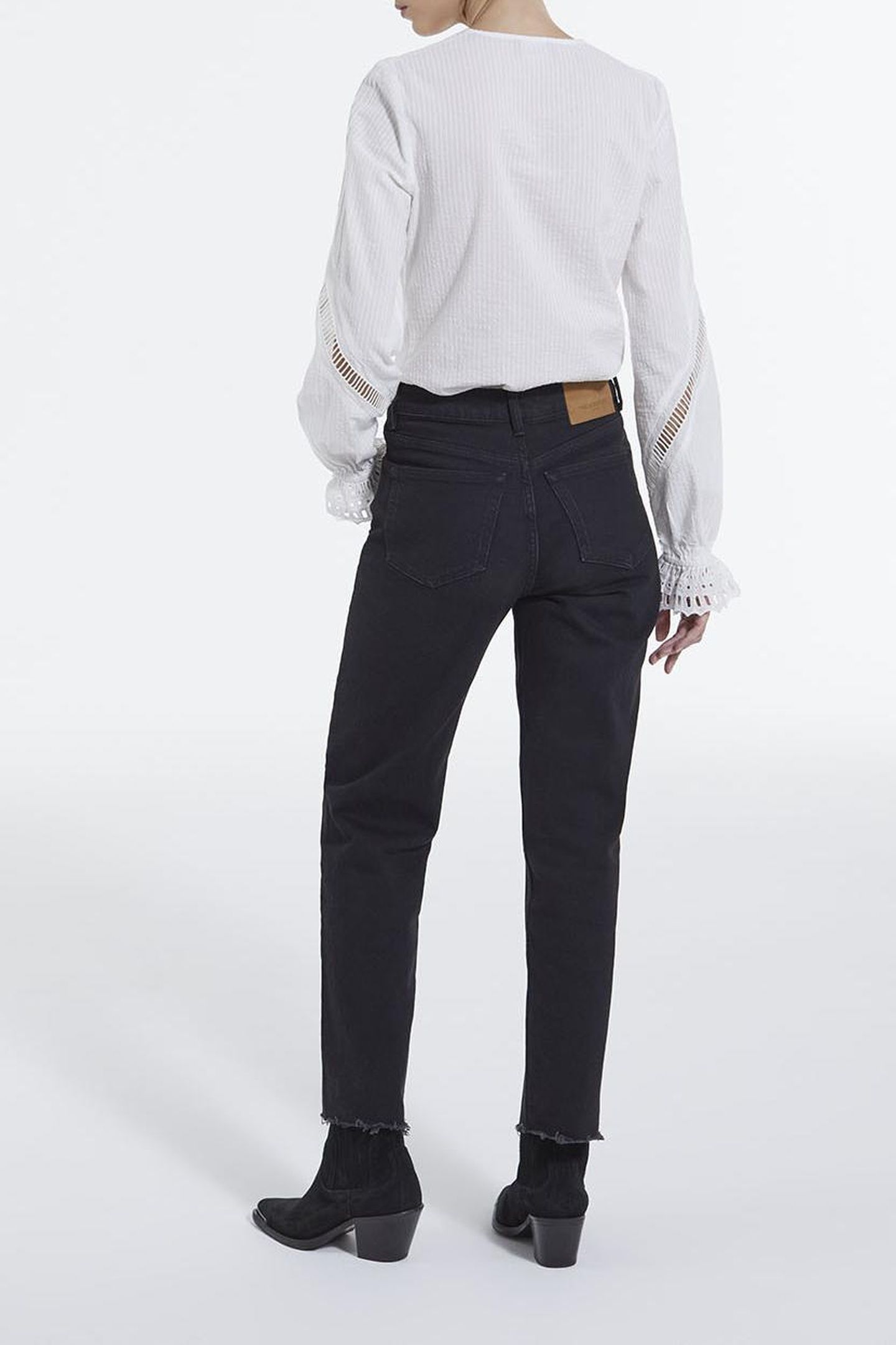 LACE TOP WITH LONG PUFFY SLEEVES OFF WHITE 4