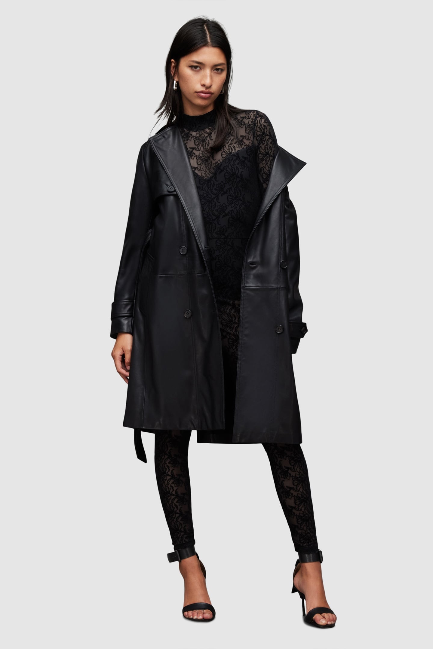 FLOCKED CATSUIT BLACK 3
