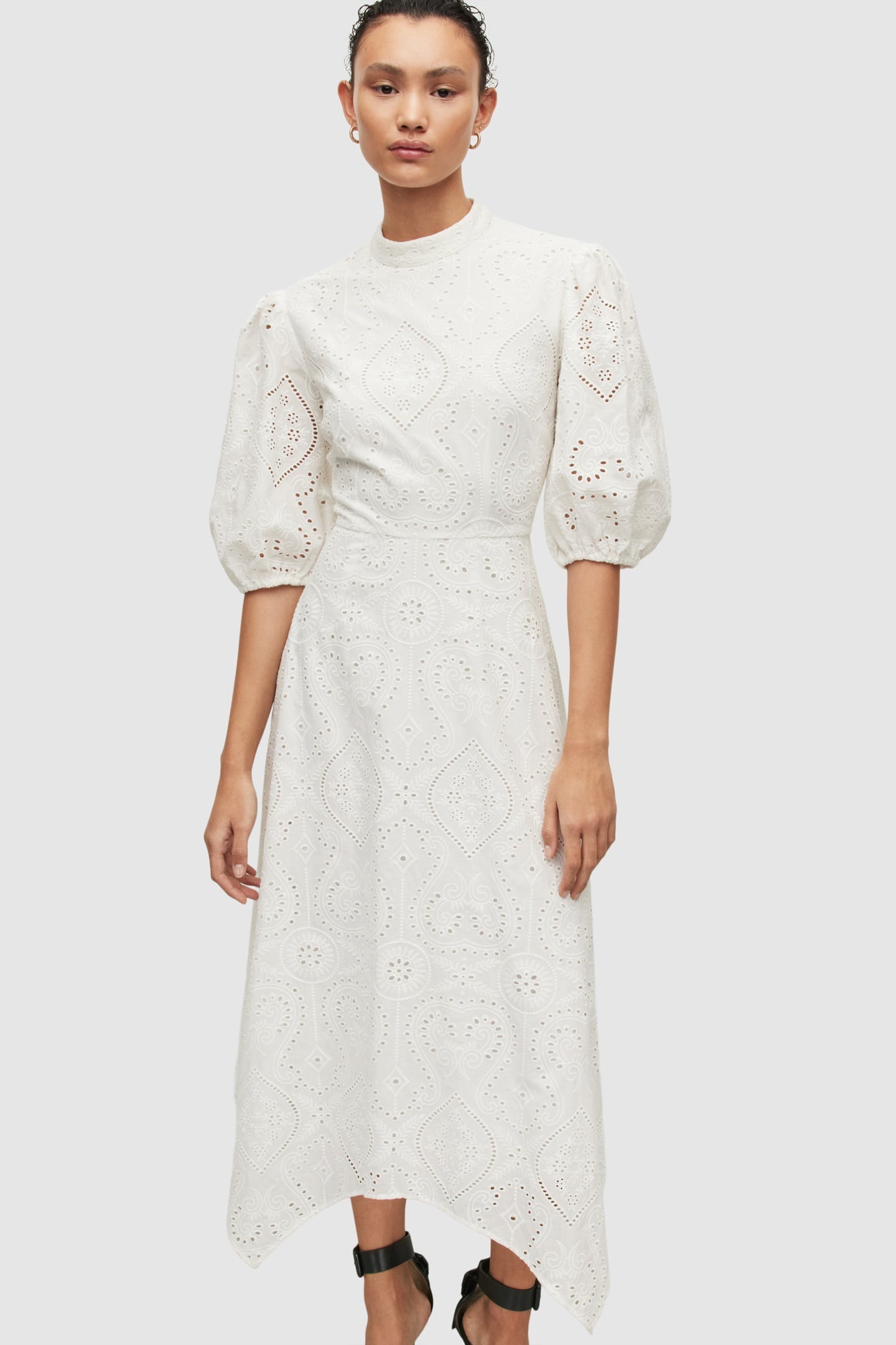 CAMILA BRODERIE DRES OFF WHITE 1