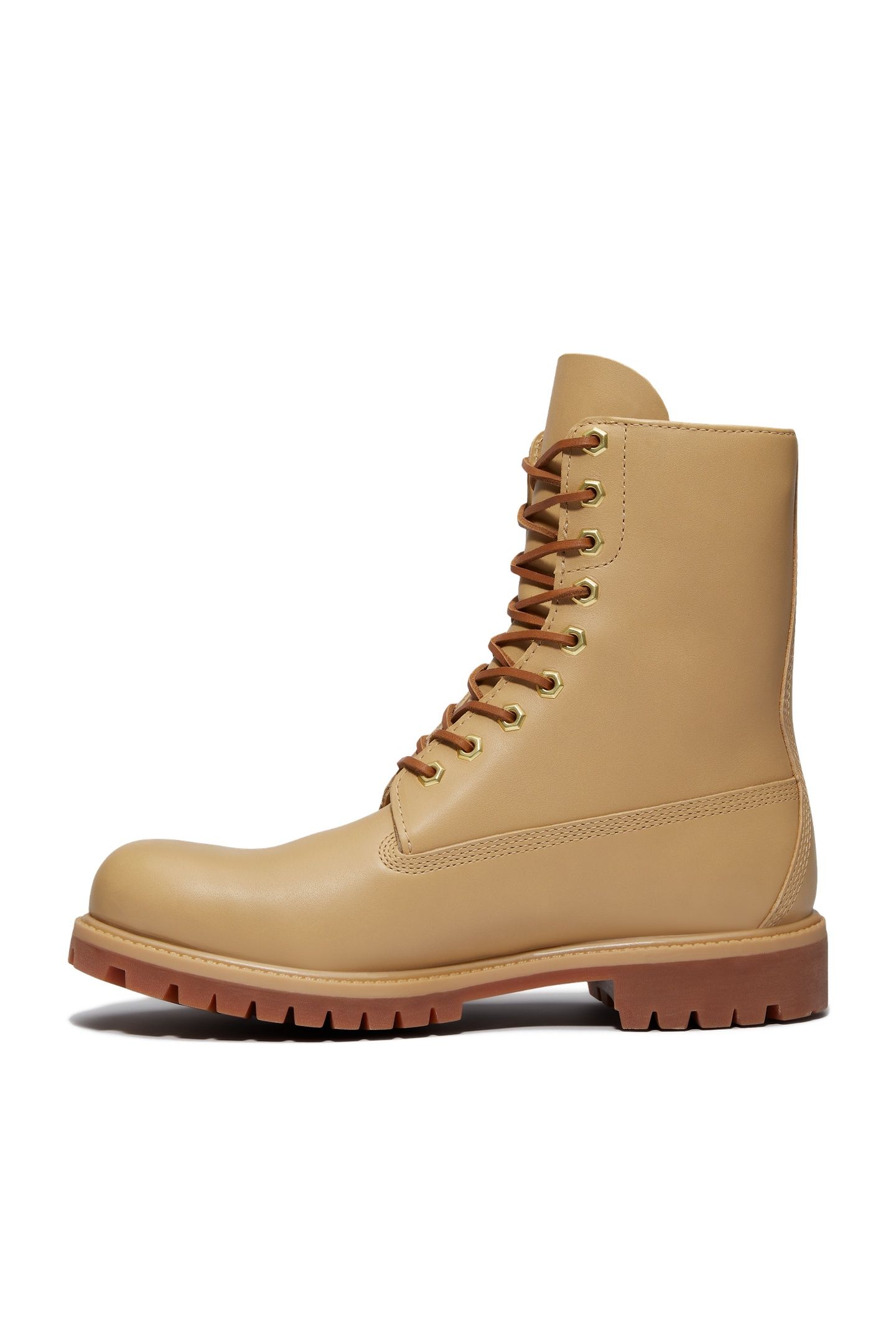 HERITAGE 8 INCH LACE UP WATERPROOF BOOT MEDIUM BEIGE FULL GR 4