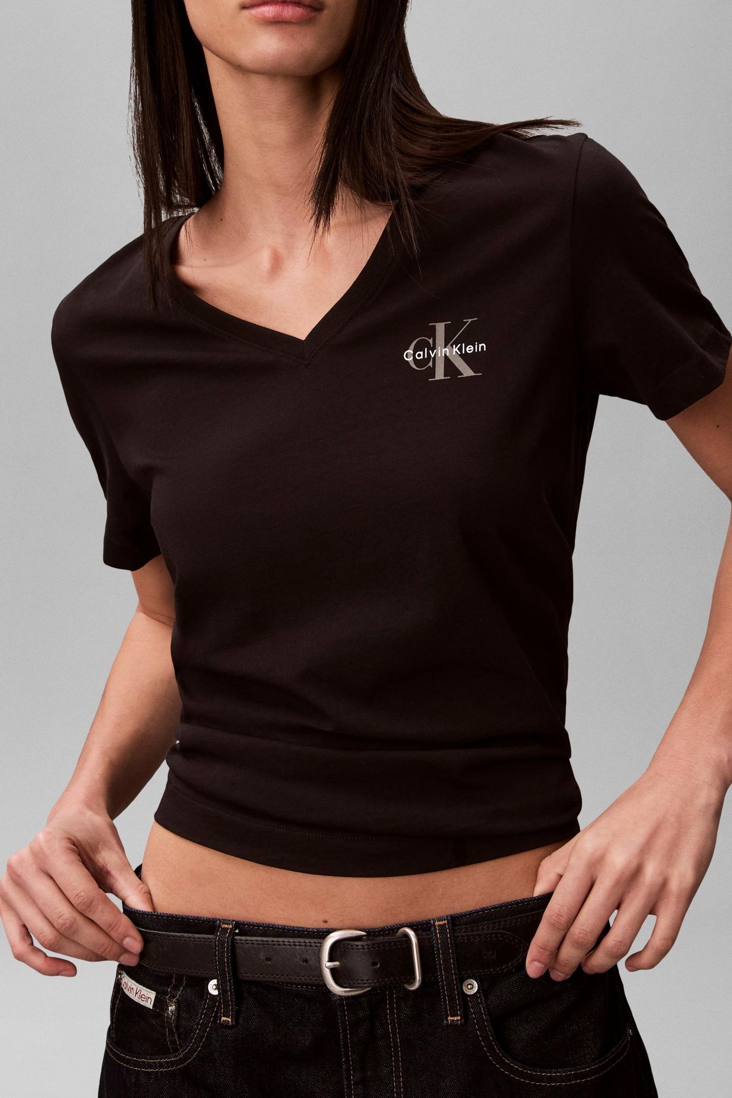 2-PACK V-NECK T-SHIRTS CRADLE PINK/BLACK 3